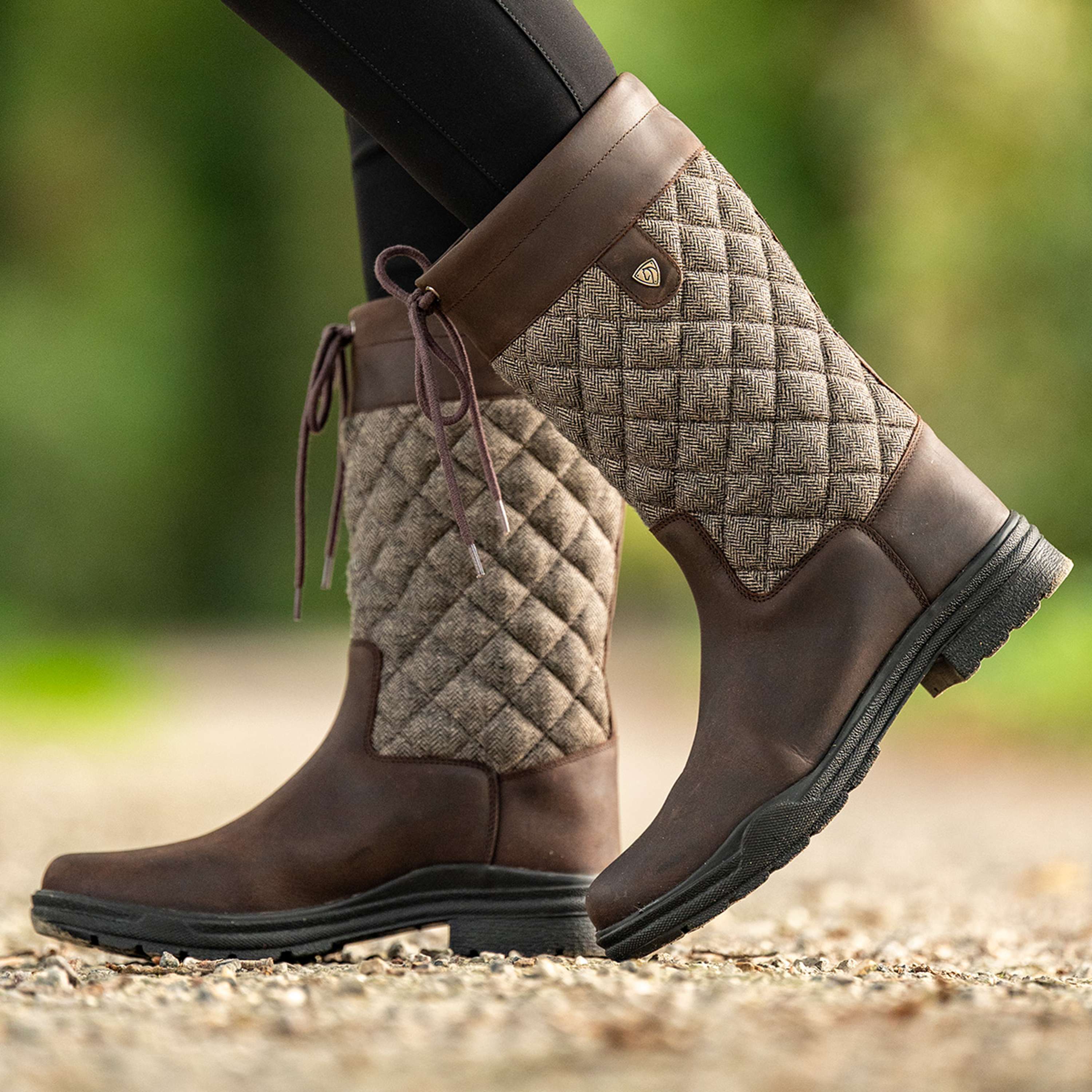 Velder Footwear Outdoor Boots Delphina Brown/Tweed