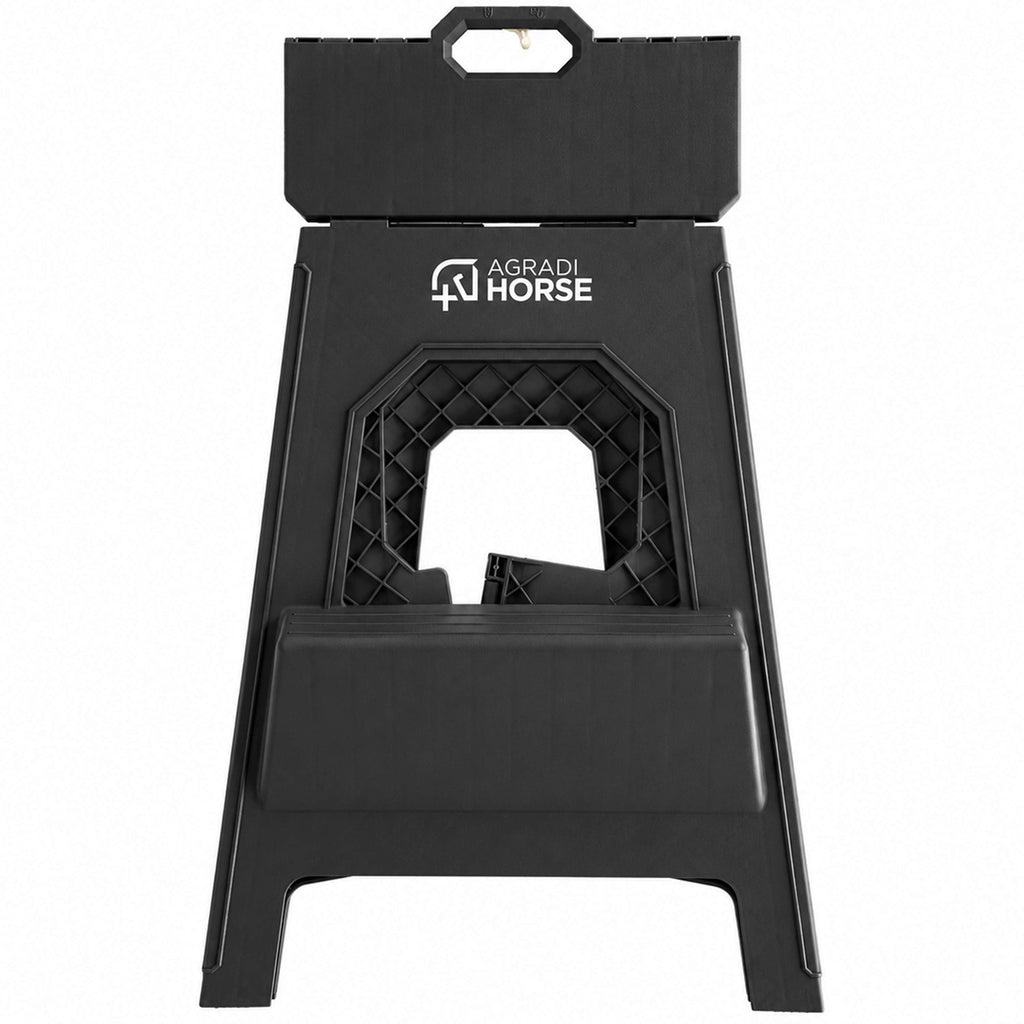 Agradi Horse Step-up Foldable Black