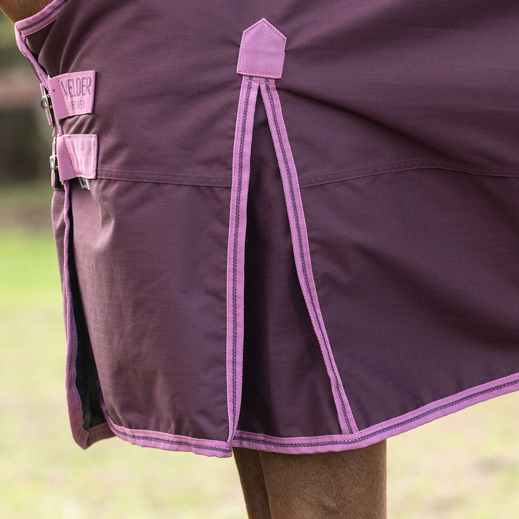 Velder Horsewear Essentials Ripstop Turnout Rug 600D 0g Plum Brown