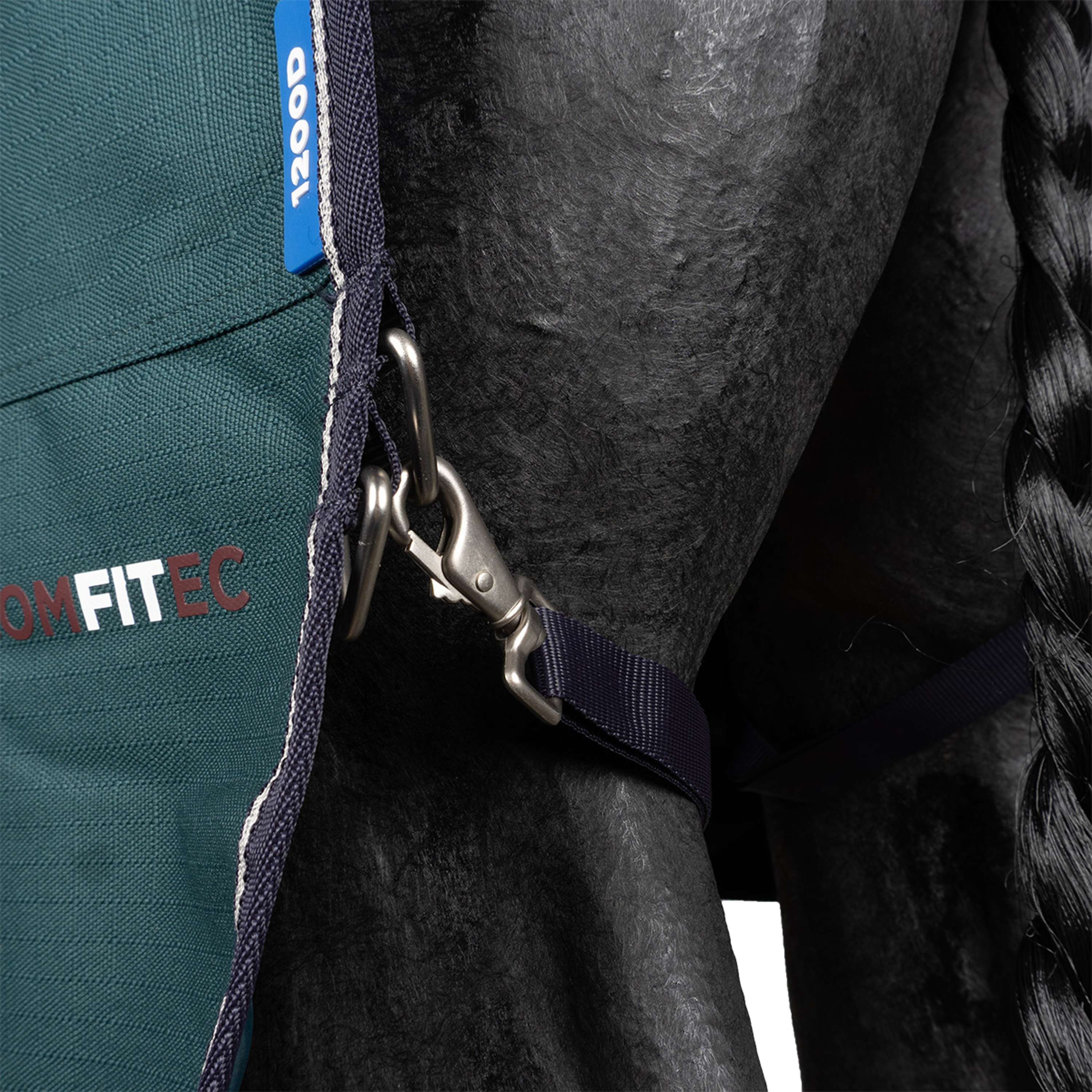 WeatherBeeta ComFiTec Plus Dynamic Turnout Detach-A-Neck 220g Forest Green/Navy
