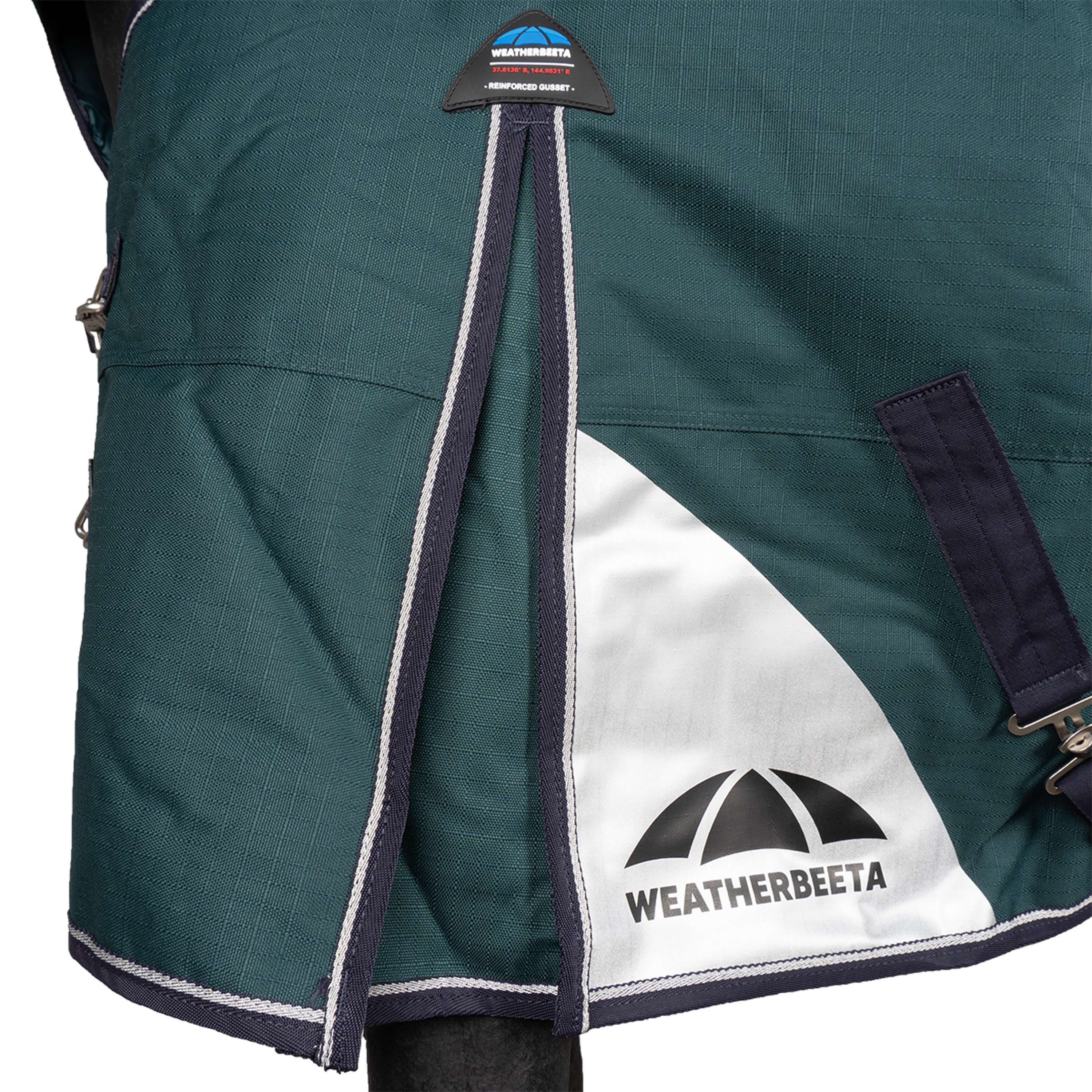 WeatherBeeta ComFiTec Plus Dynamic Turnout Detach-A-Neck 220g Forest Green/Navy