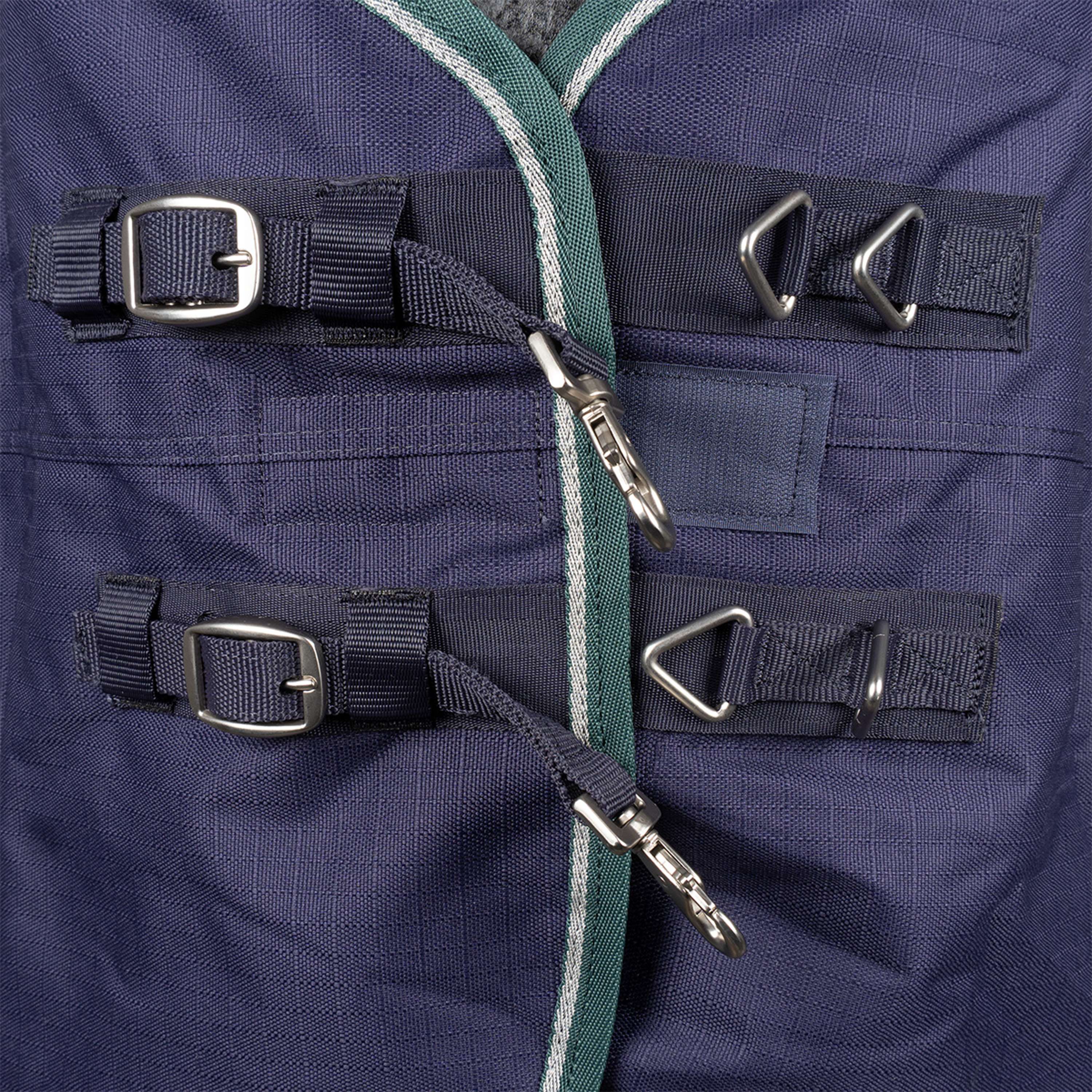 WeatherBeeta ComFiTec Plus Dynamic Turnout Detach-A-Neck 100g Navy/Forest Green