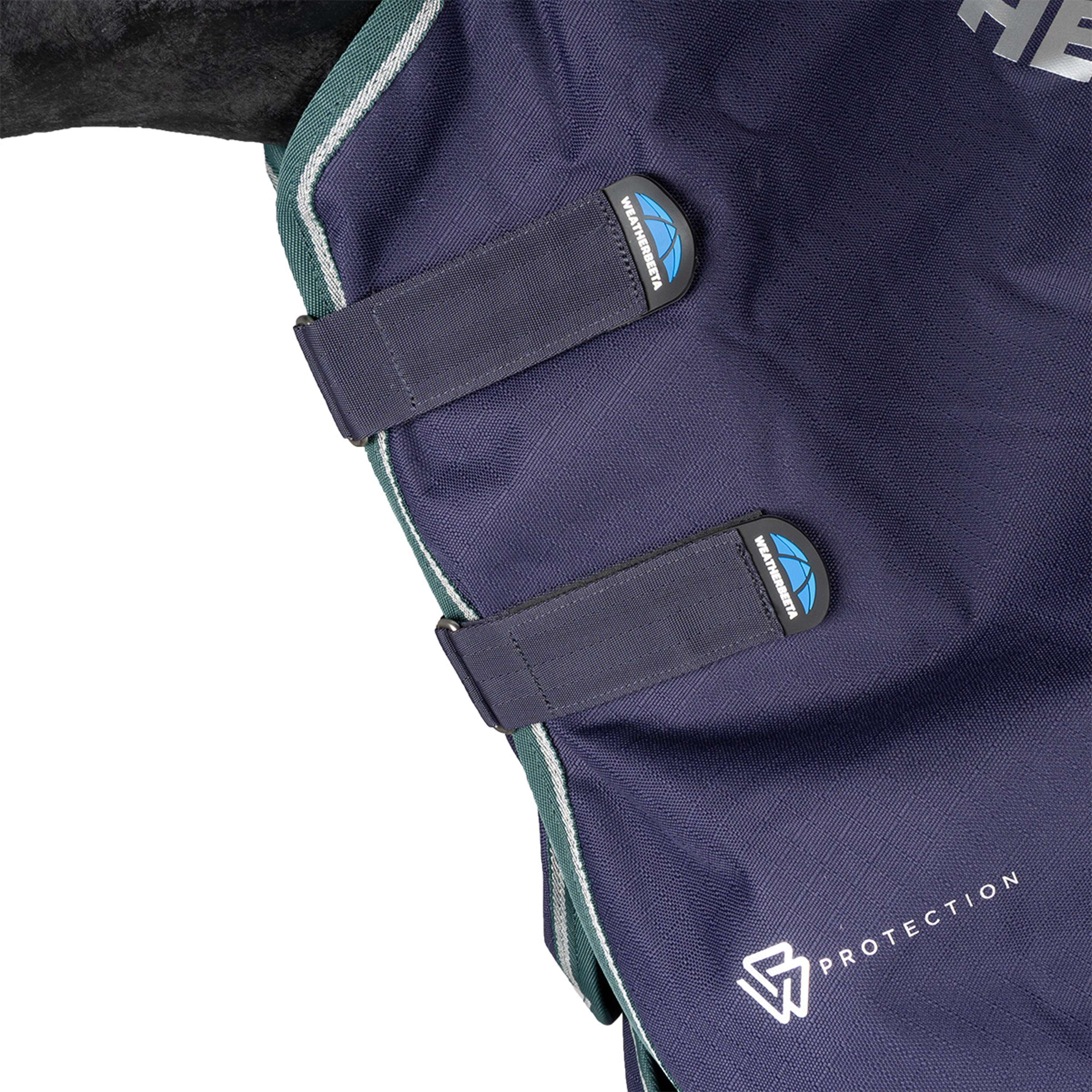 WeatherBeeta ComFiTec Plus Dynamic Turnout Detach-A-Neck 100g Navy/Forest Green