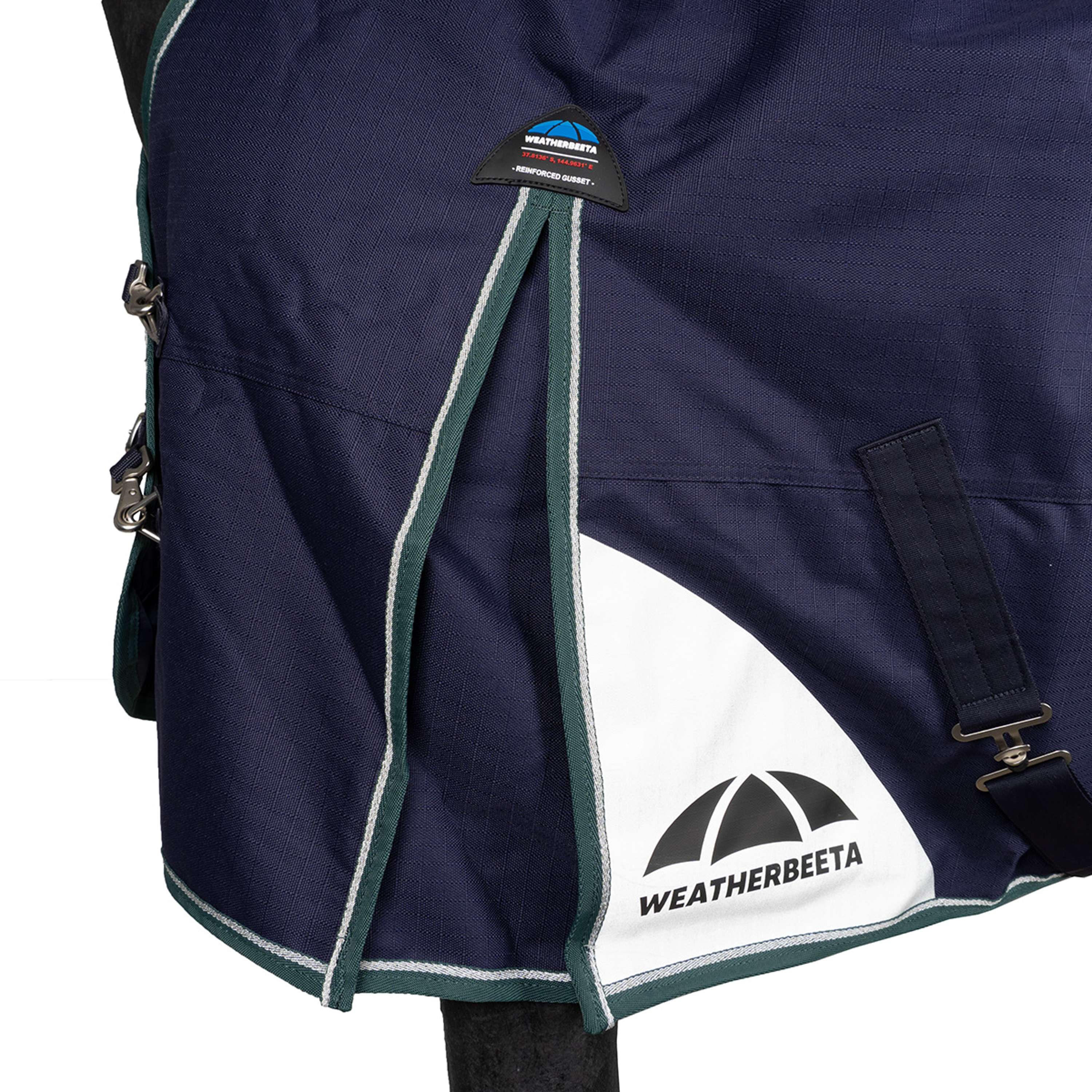 WeatherBeeta ComFiTec Plus Dynamic Turnout High Neck 220g Navy/Forest Green