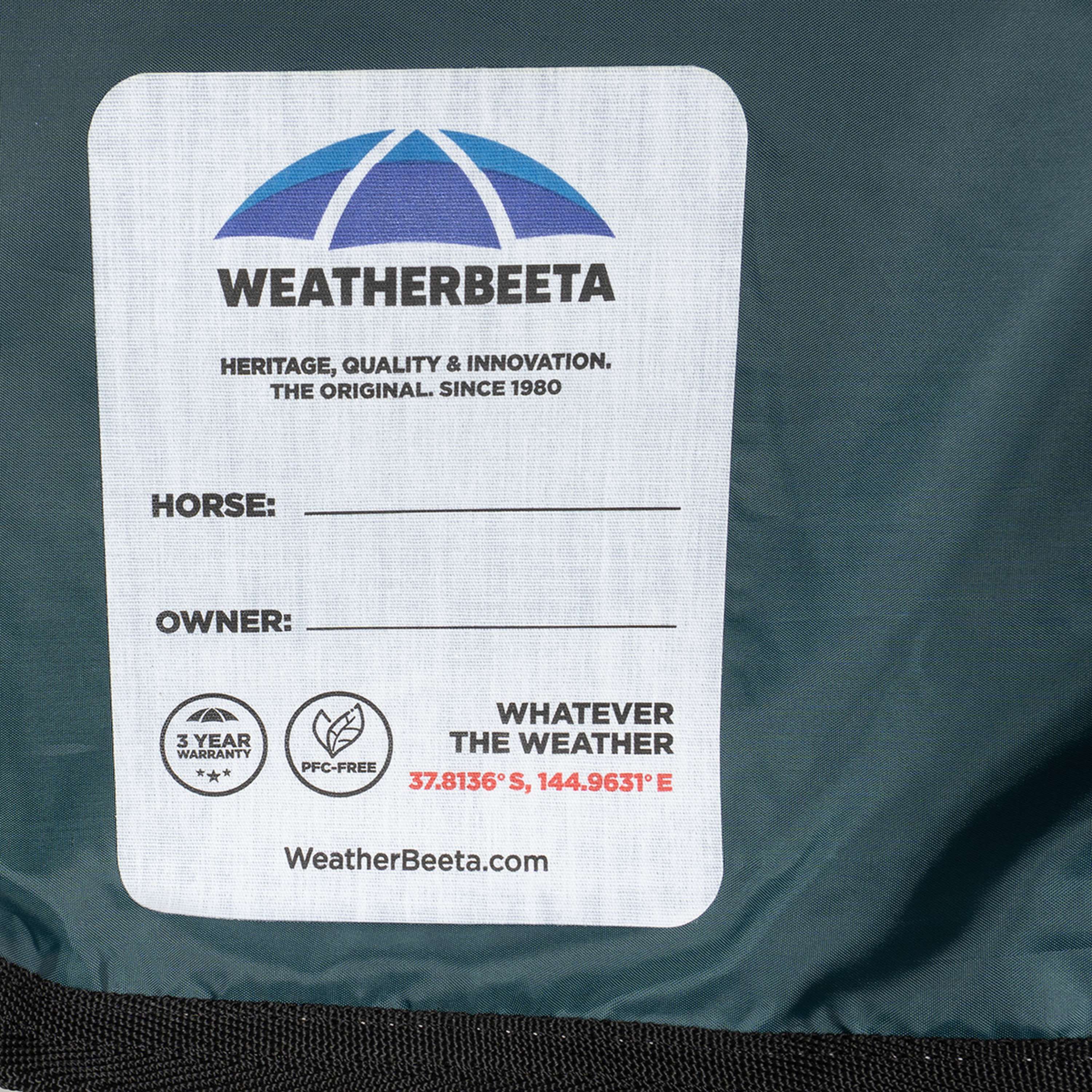 WeatherBeeta ComFiTec Classic Turnout 50g Forest Green/Black