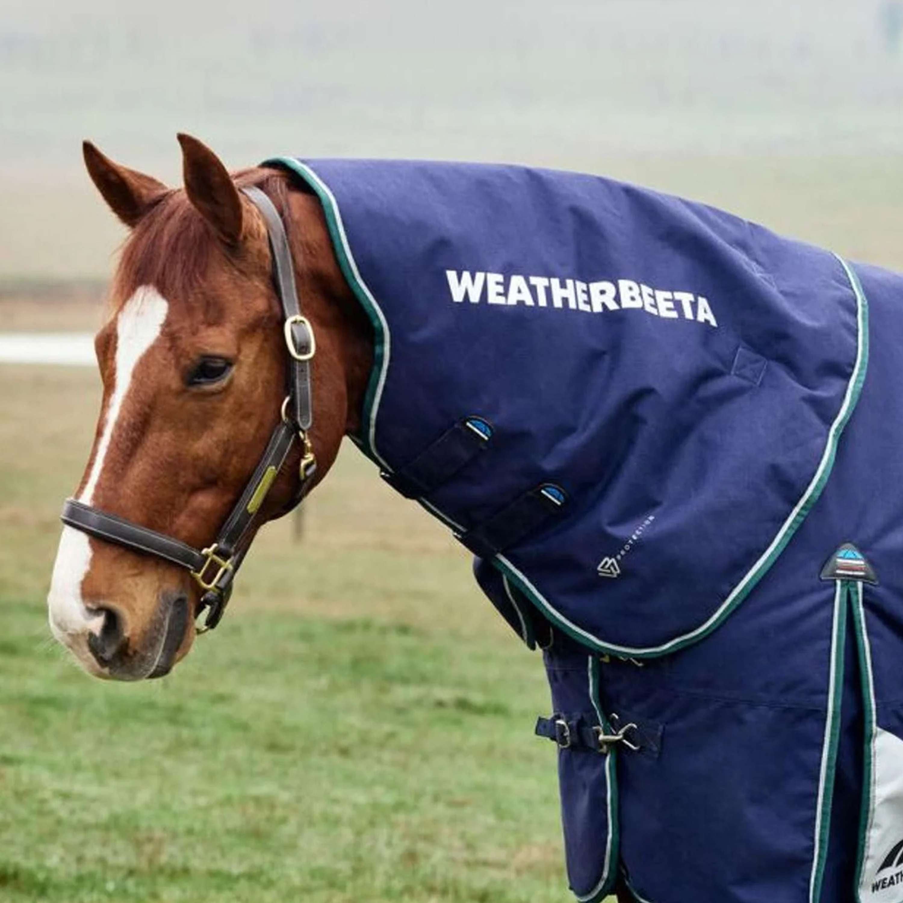 WeatherBeeta Neck Cover ComFiTec Plus Dynamic Turnout 220g Navy/Forest Green
