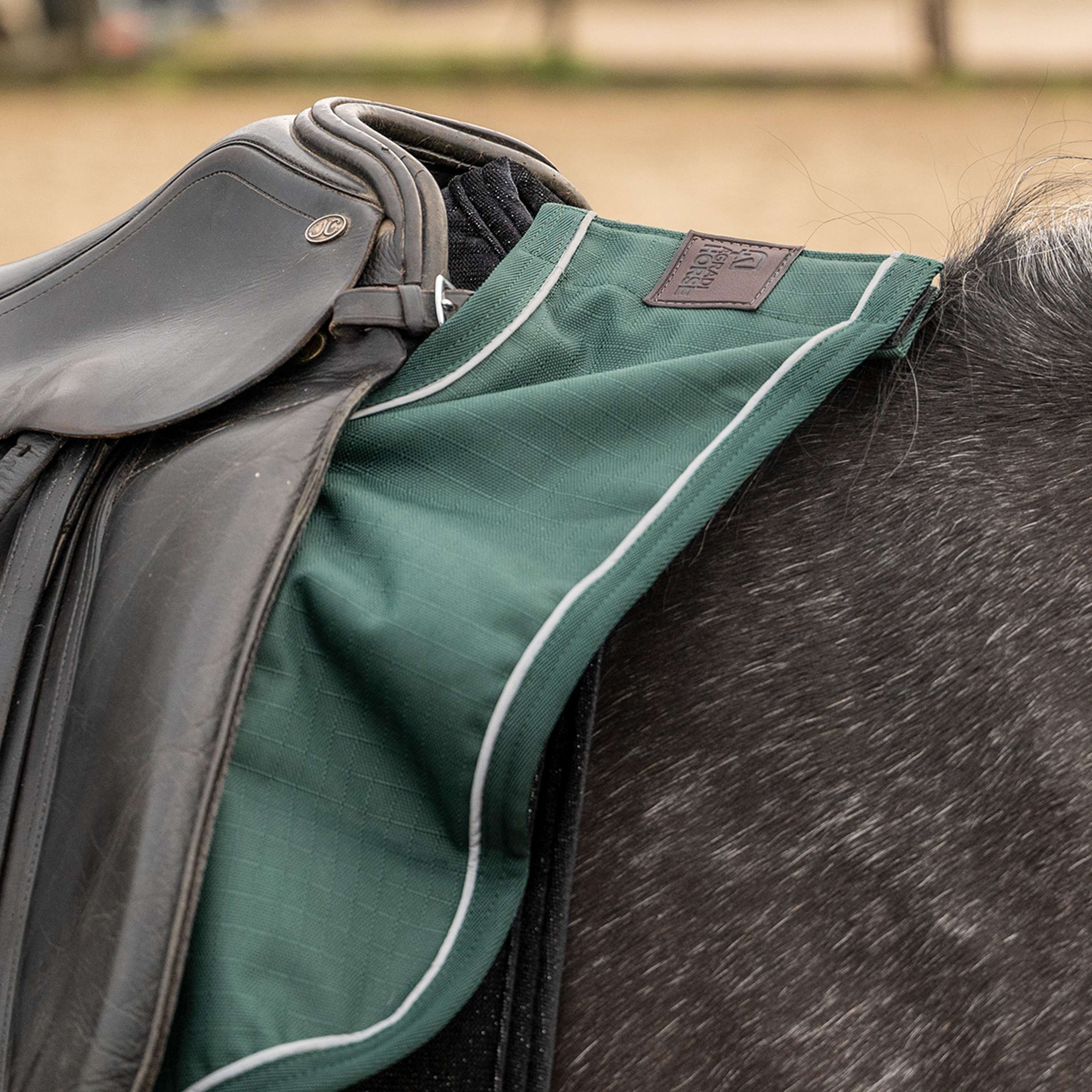 Agradi Horse Exercise Rug 1200D Reflective Trim Green