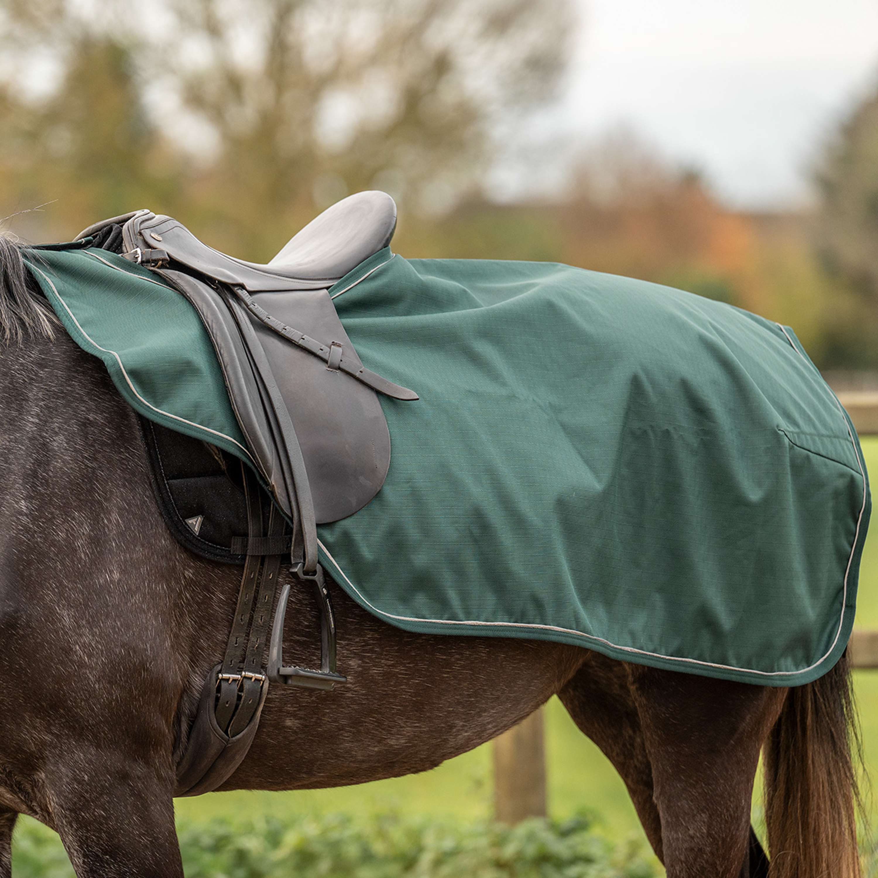 Agradi Horse Exercise Rug 1200D Reflective Trim Green