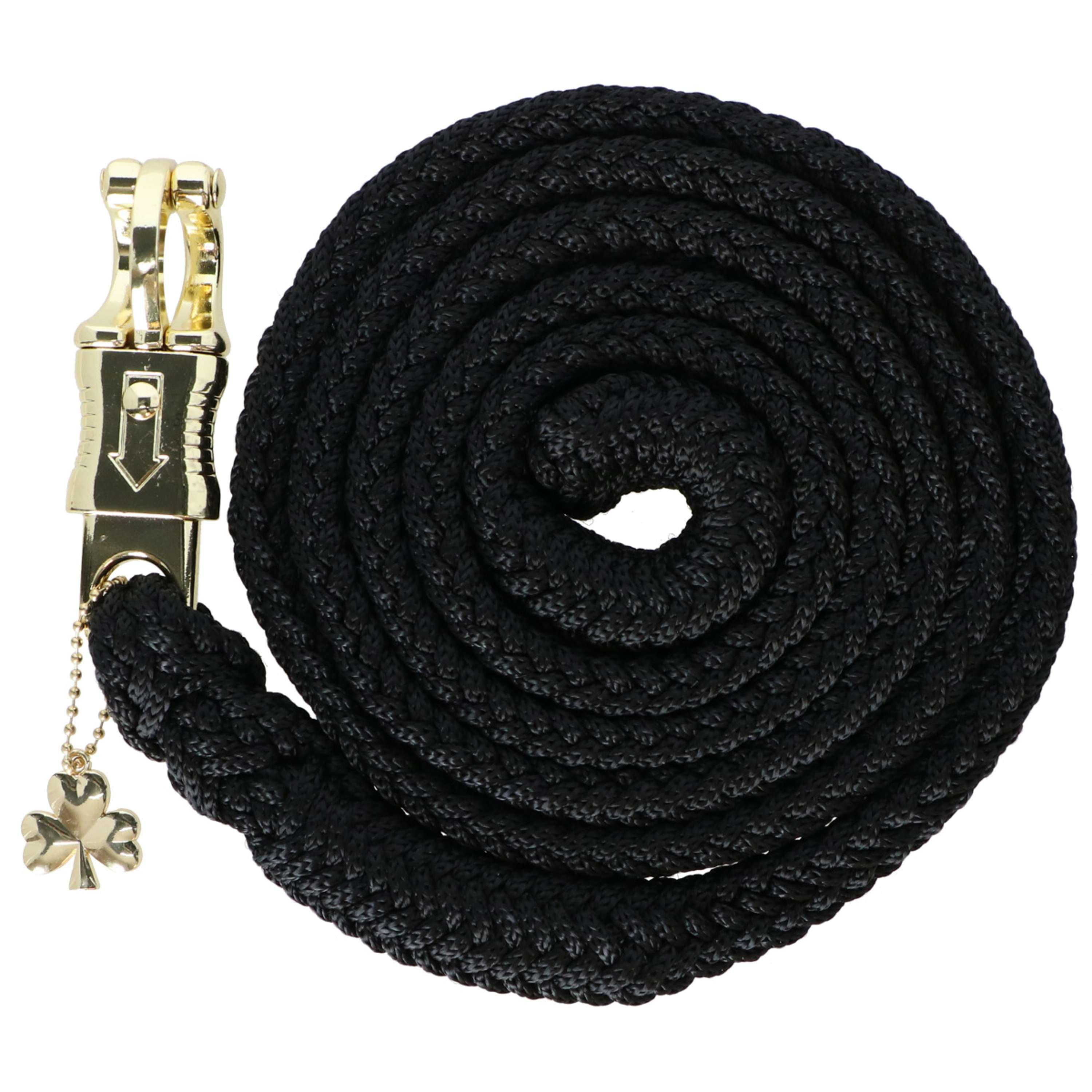 Bucas Lead Rope Comfort with a Panic Snap Black/Black