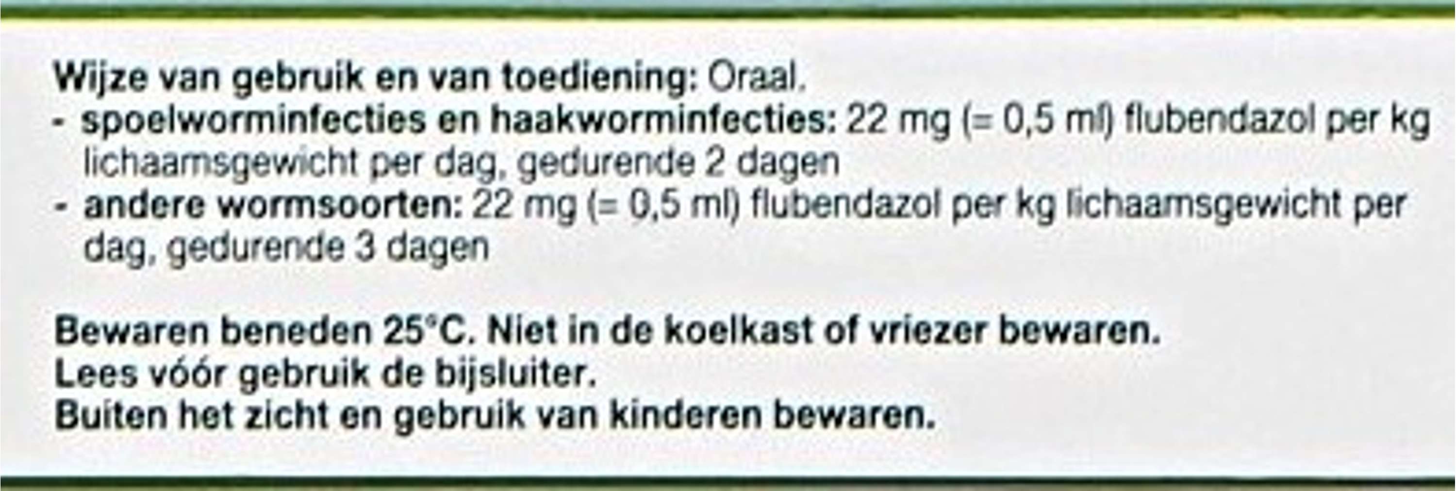 Flubenol KH Deworming Paste Injector Dog/Cat