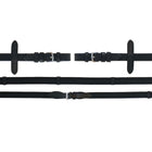 Kerbl Anti-Slip Rubber Reins Black