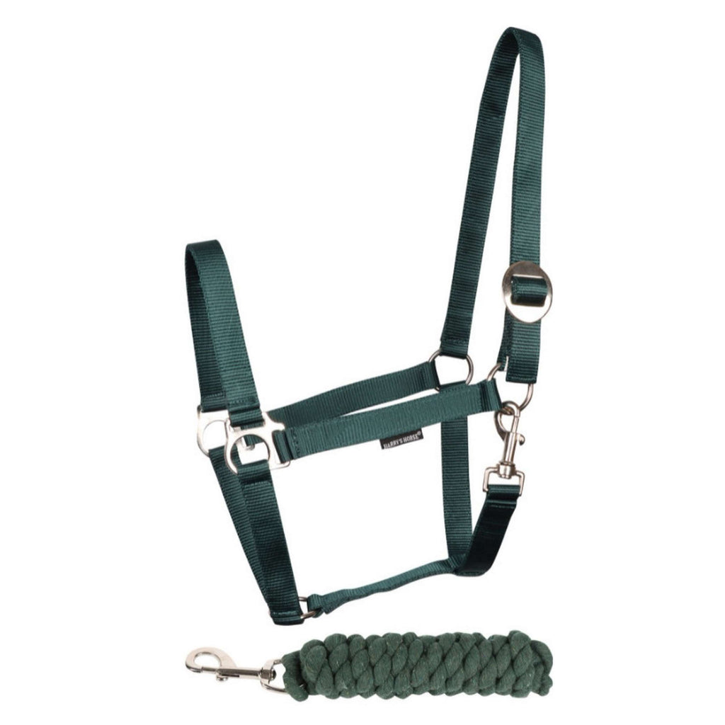 Harry's Horse Halter Set Initial Green