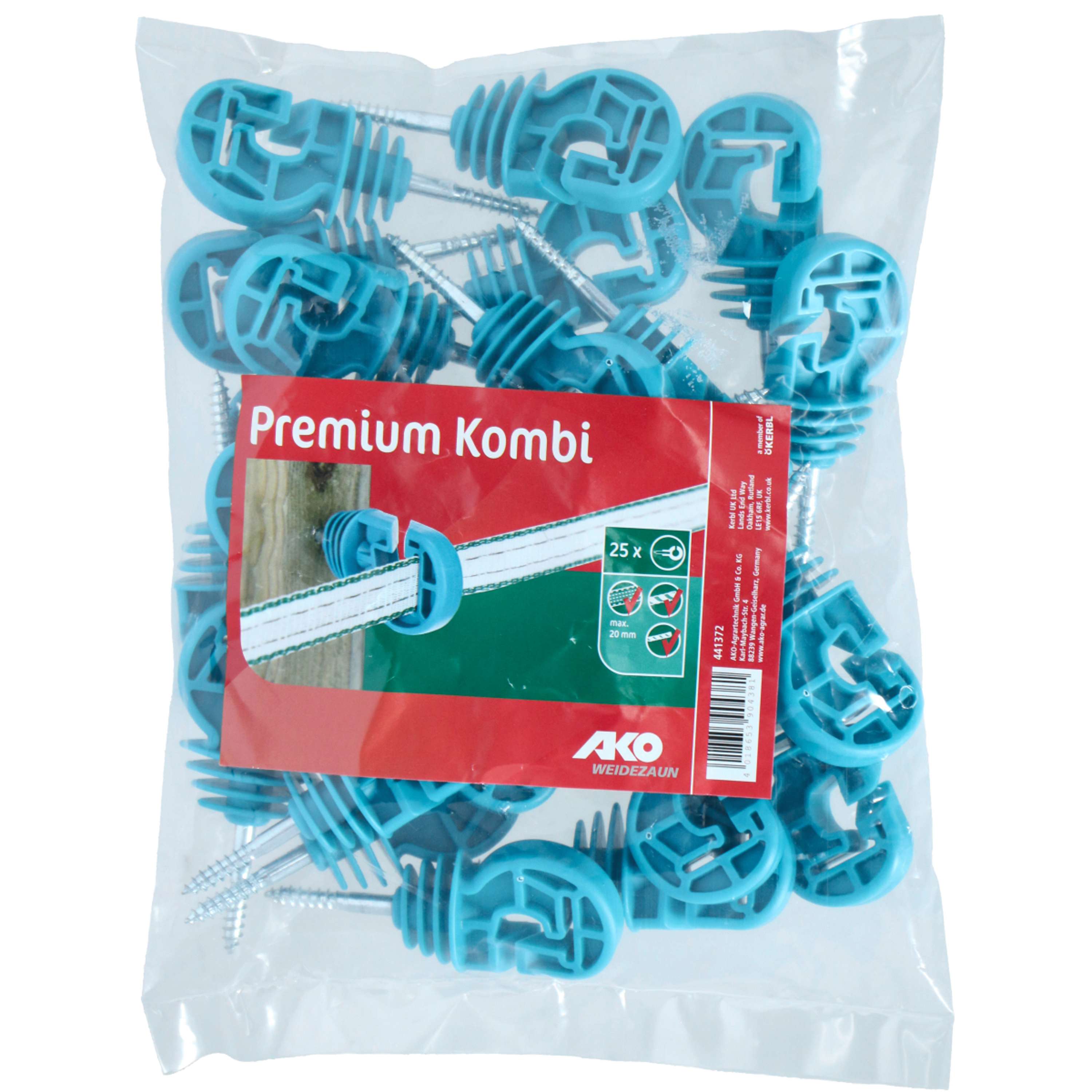 Ako Combi Insulator Premium with Short Support 25 Pieces Petrol