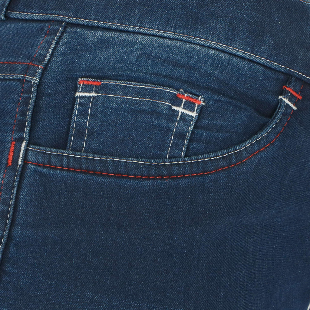 HKM Jodhpur Breeches Summer Denim Jeans Blue/Dark Blue