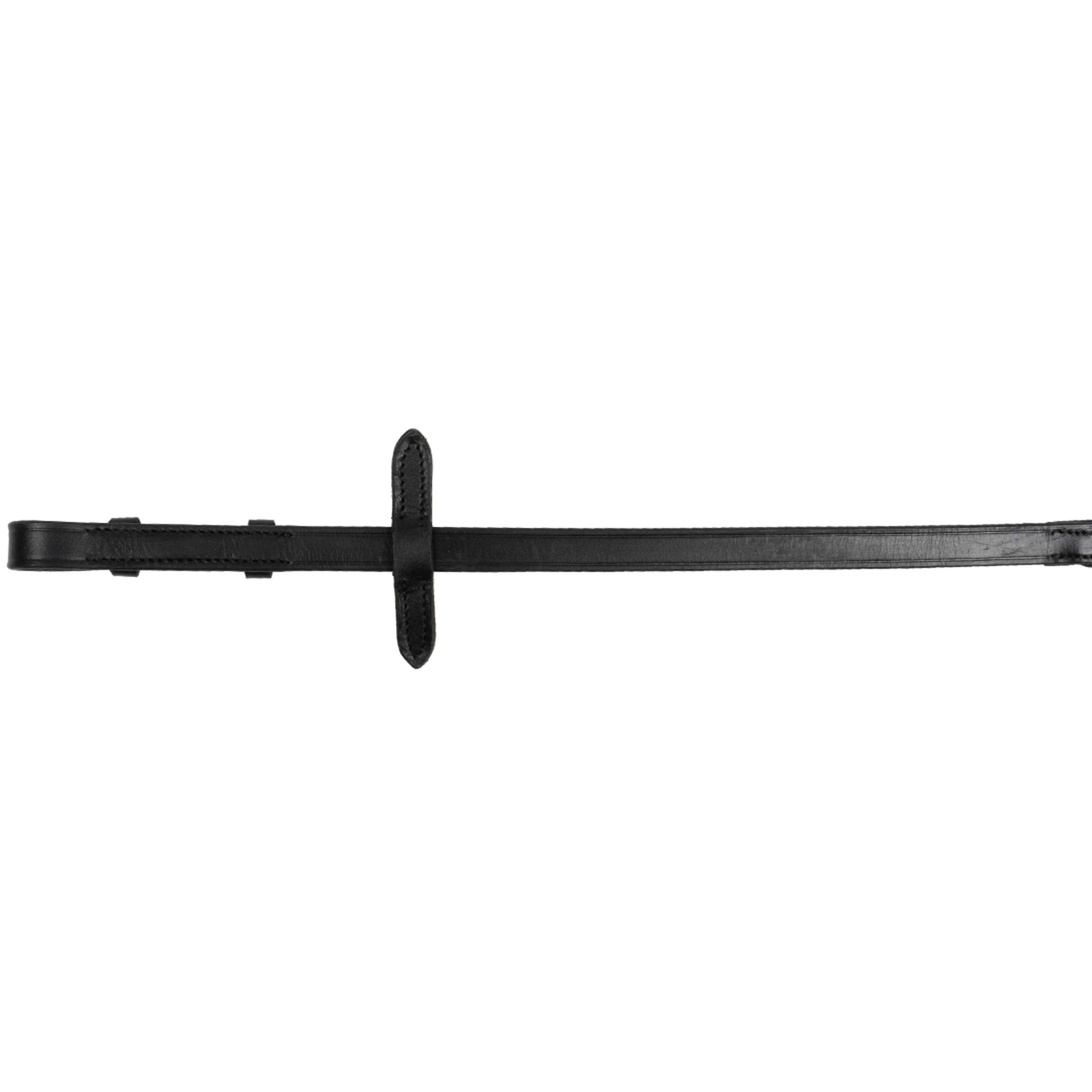 HKM Reins Interwoven Rubber Black