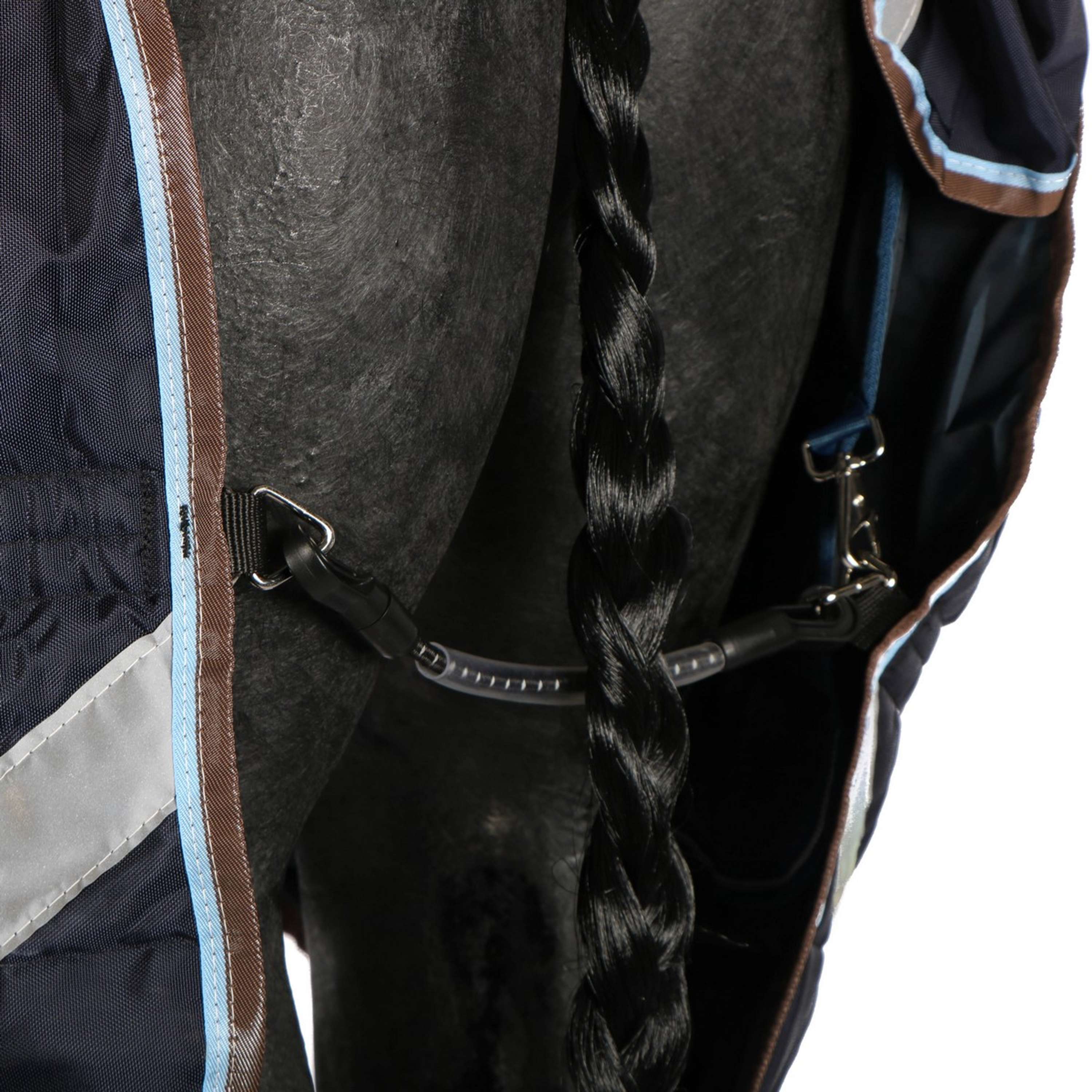 Rambo Winter Rug Duo 100g + 300g Navy/Sky Blue