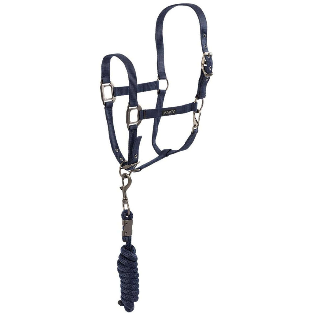 ANKY Halter Set Check Velvet ATH25002 Midnight Blue