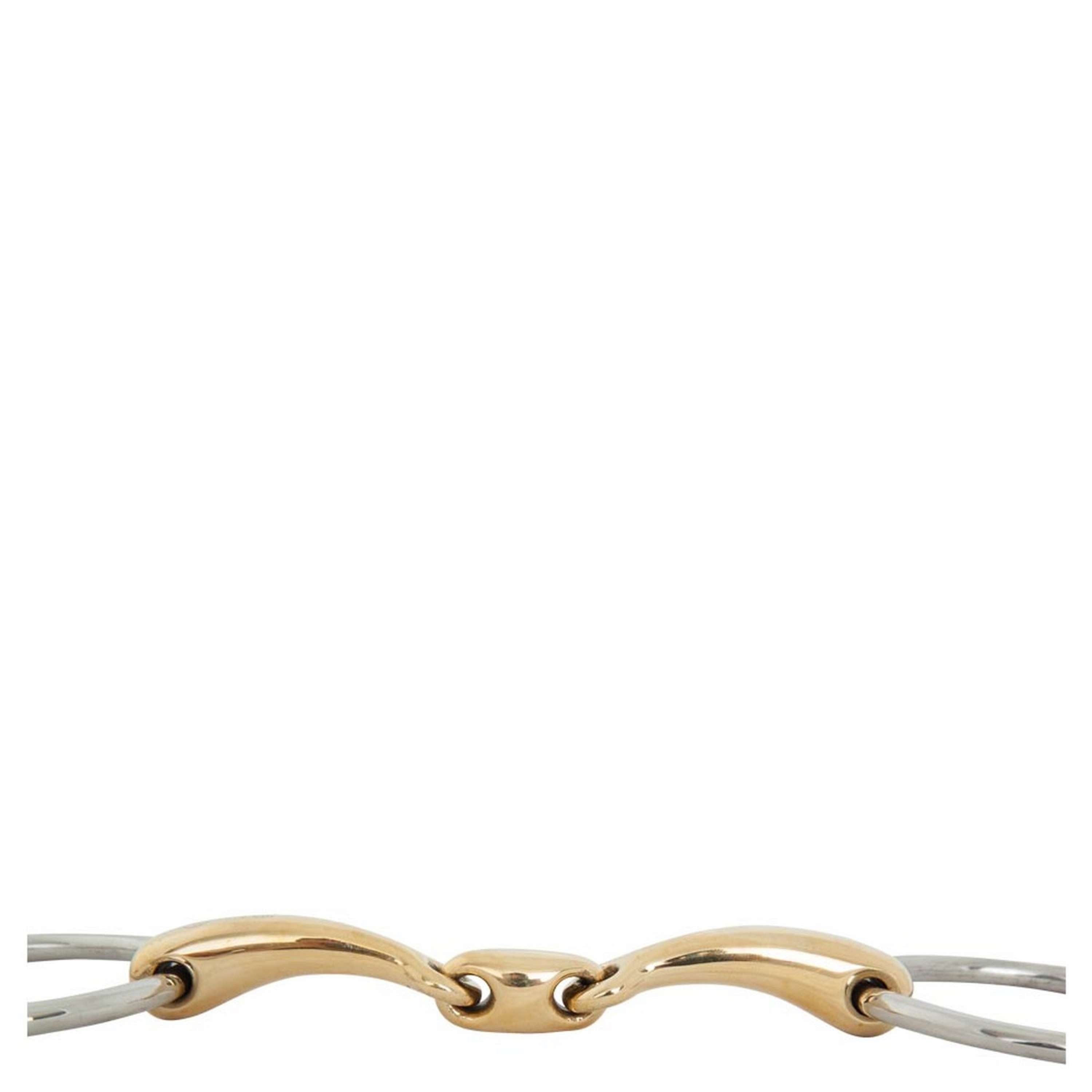 BR Loose Ring Snaffle Soft Contact Double Broken 14mm
