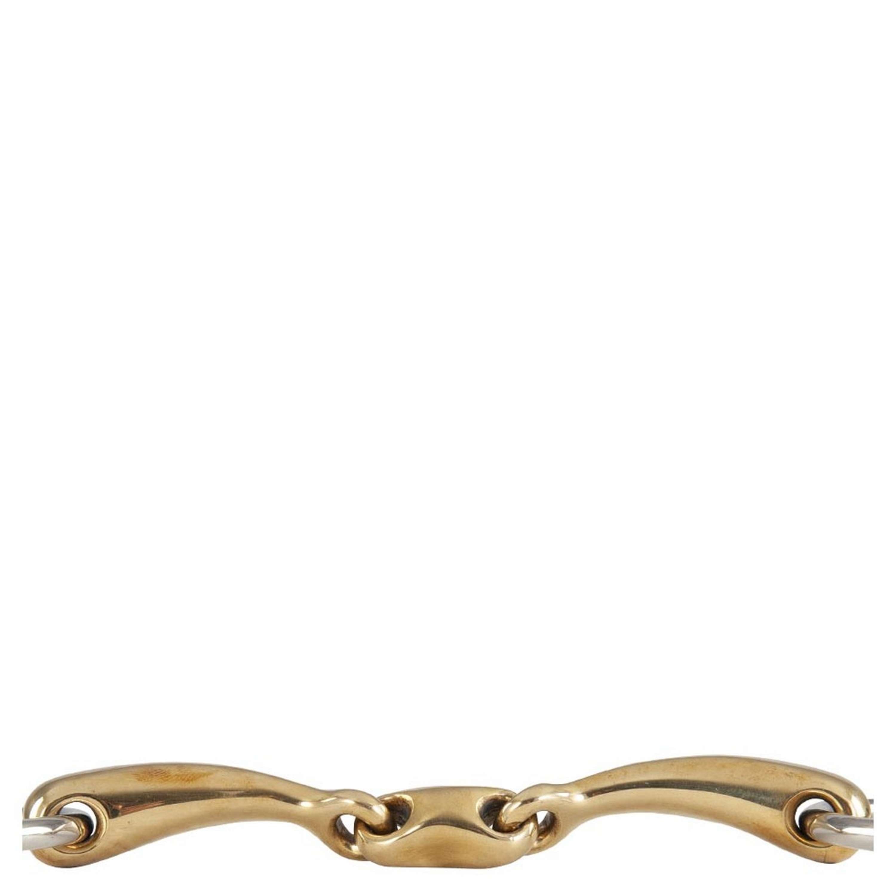 BR Loose Ring Snaffle Soft Contact Double Broken 16mm