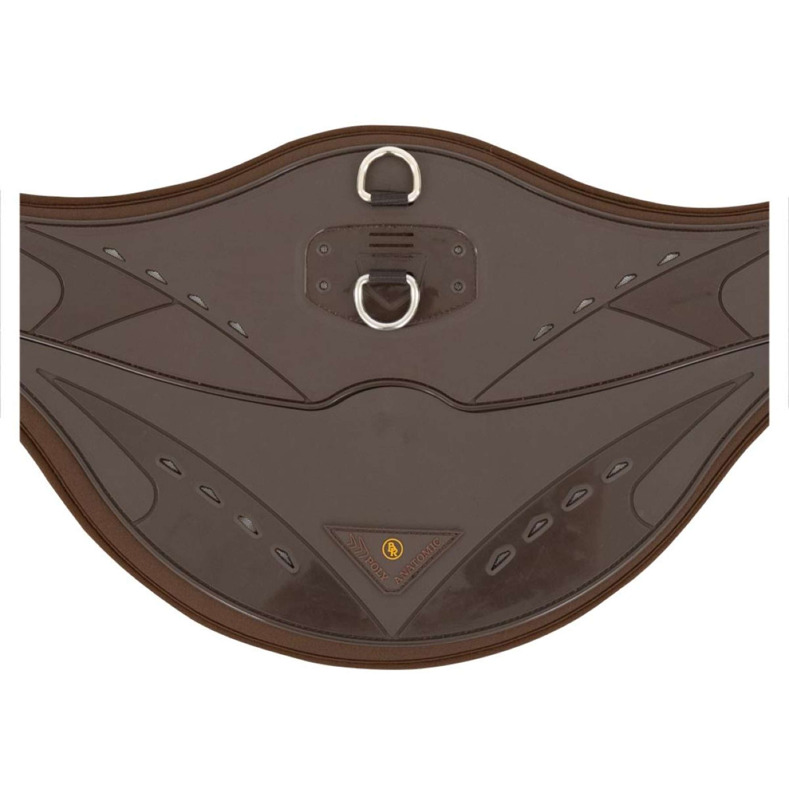 BR Girth Poly Anatomic General Purpose Bellyflap Brown