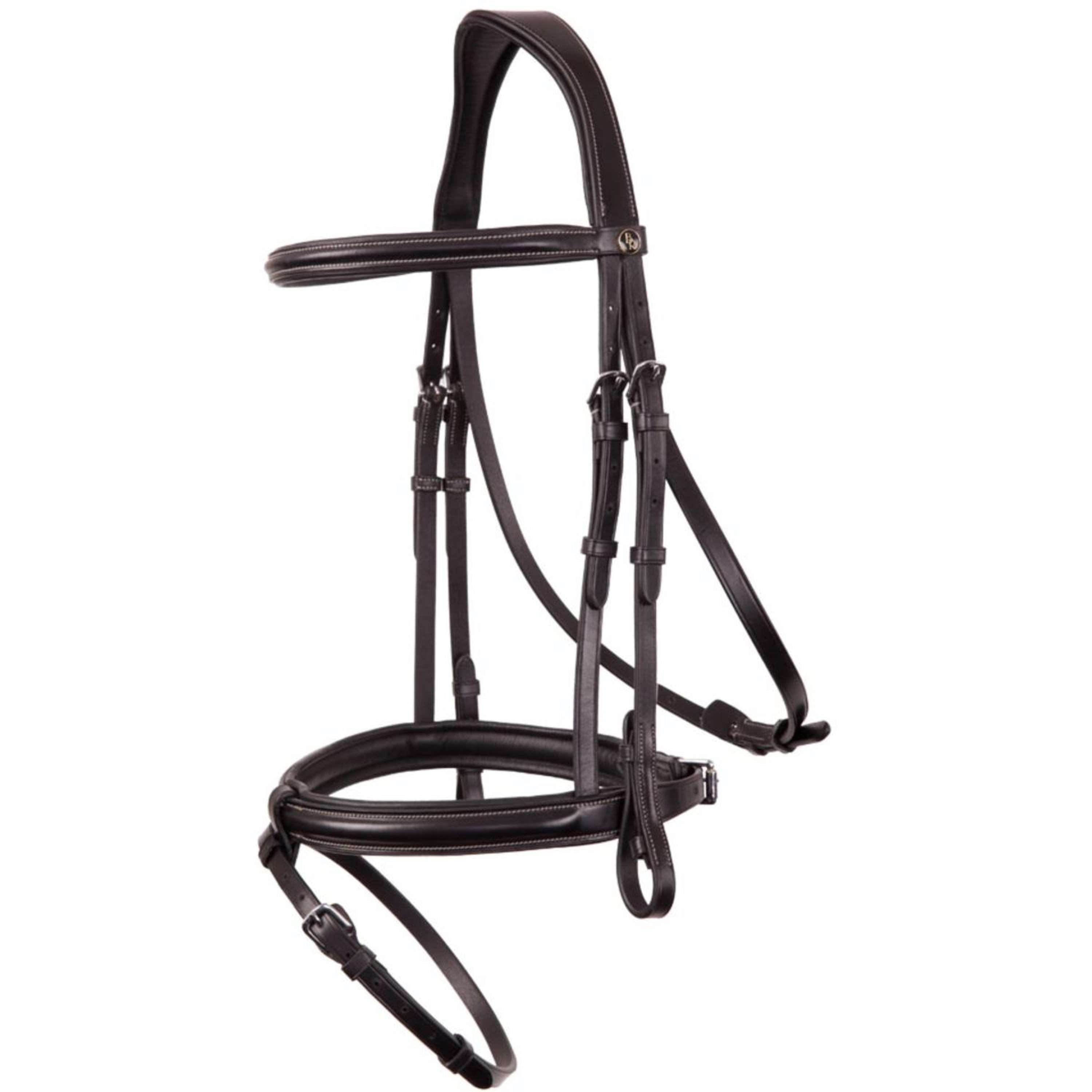 BR Bridle Kendal Combi Noseband Brown/Silver