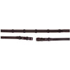 BR Rein Linen 19mm Anti-slip E Fastener Brown/Silver