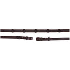 BR Rein Linen 19mm Anti-slip E Fastener Brown/Silver