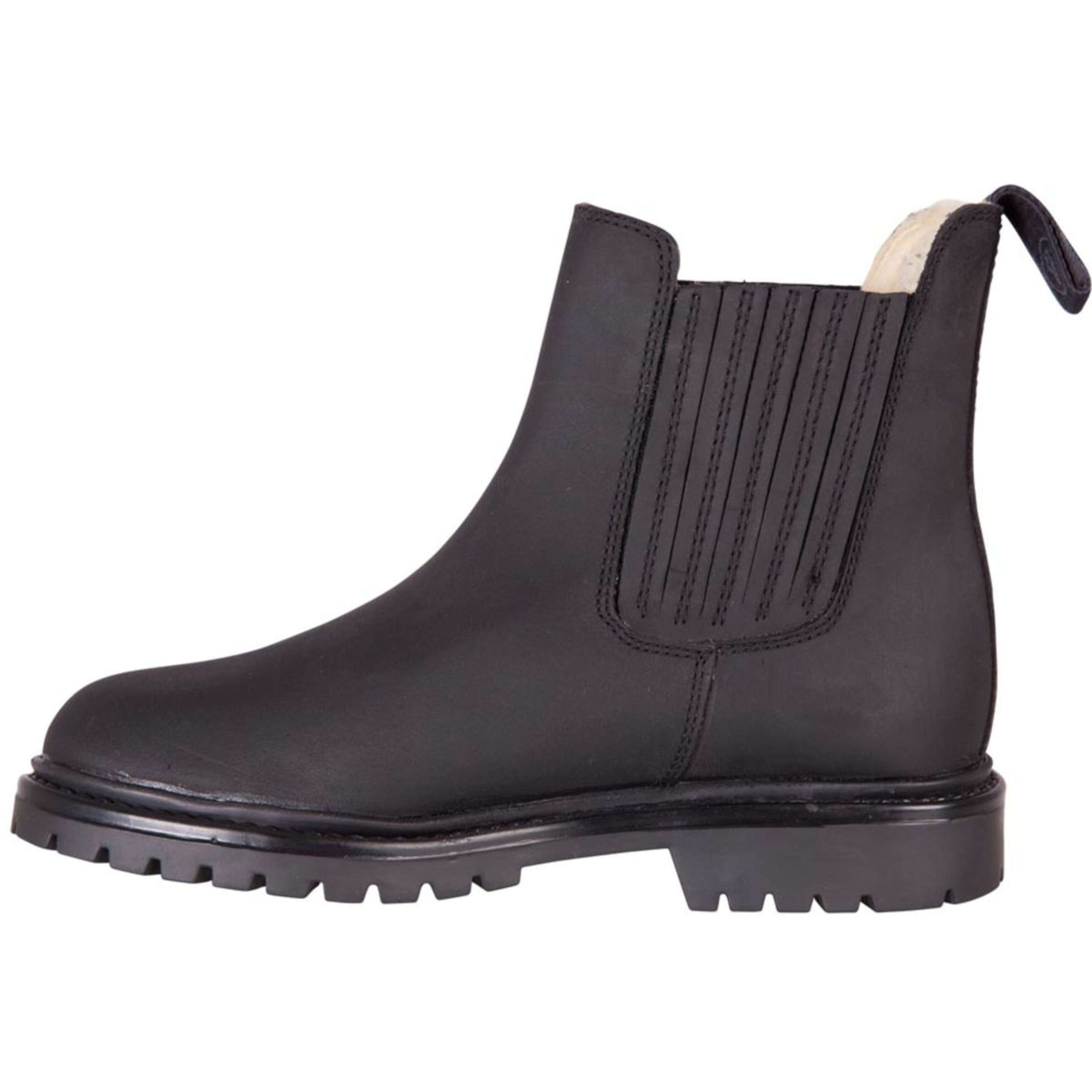 BR Jodhpurs Alaska II Nubuck with a Rubber Sole Black