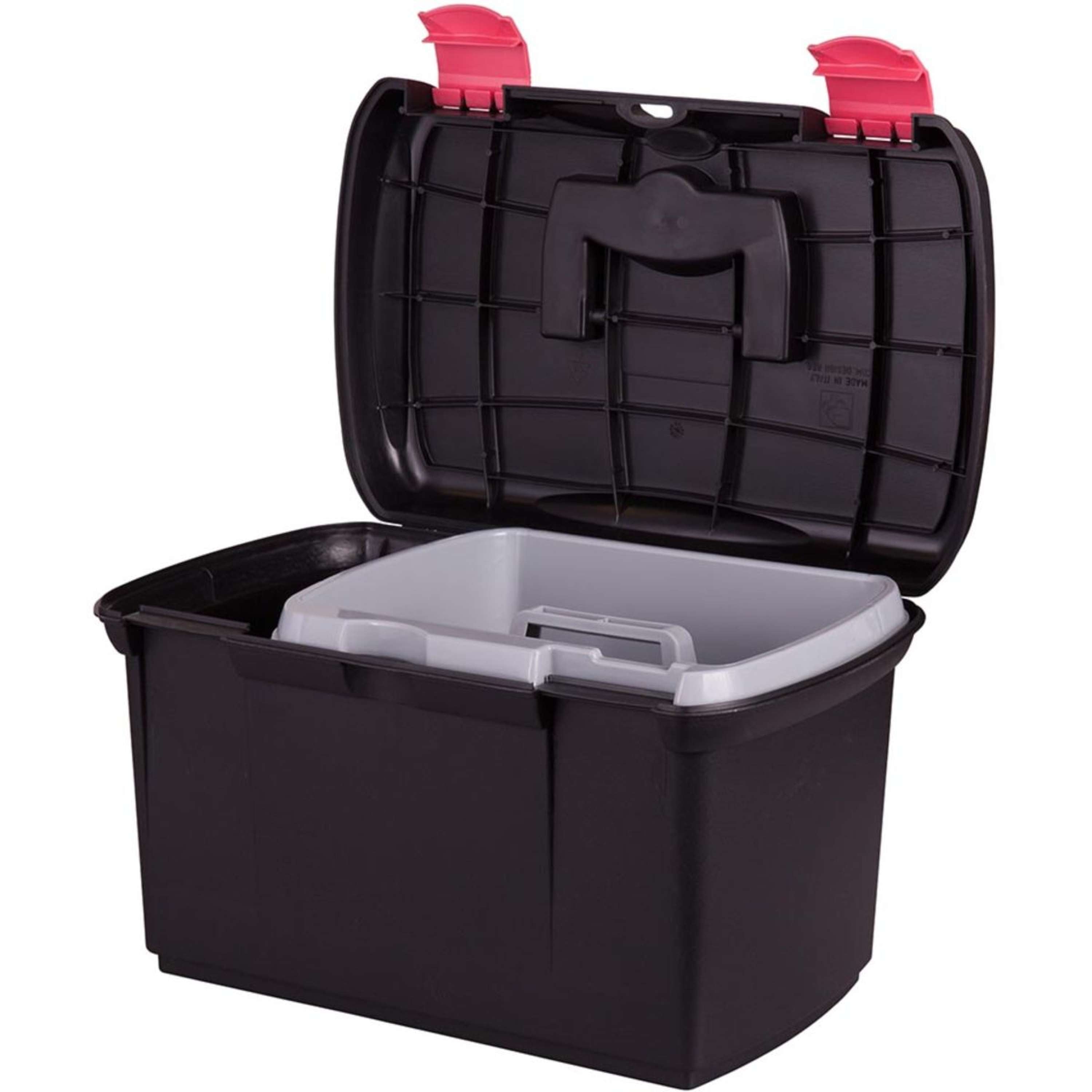 Panaro Grooming Box Carlo Original Cover Inserts Black/Fuchsia