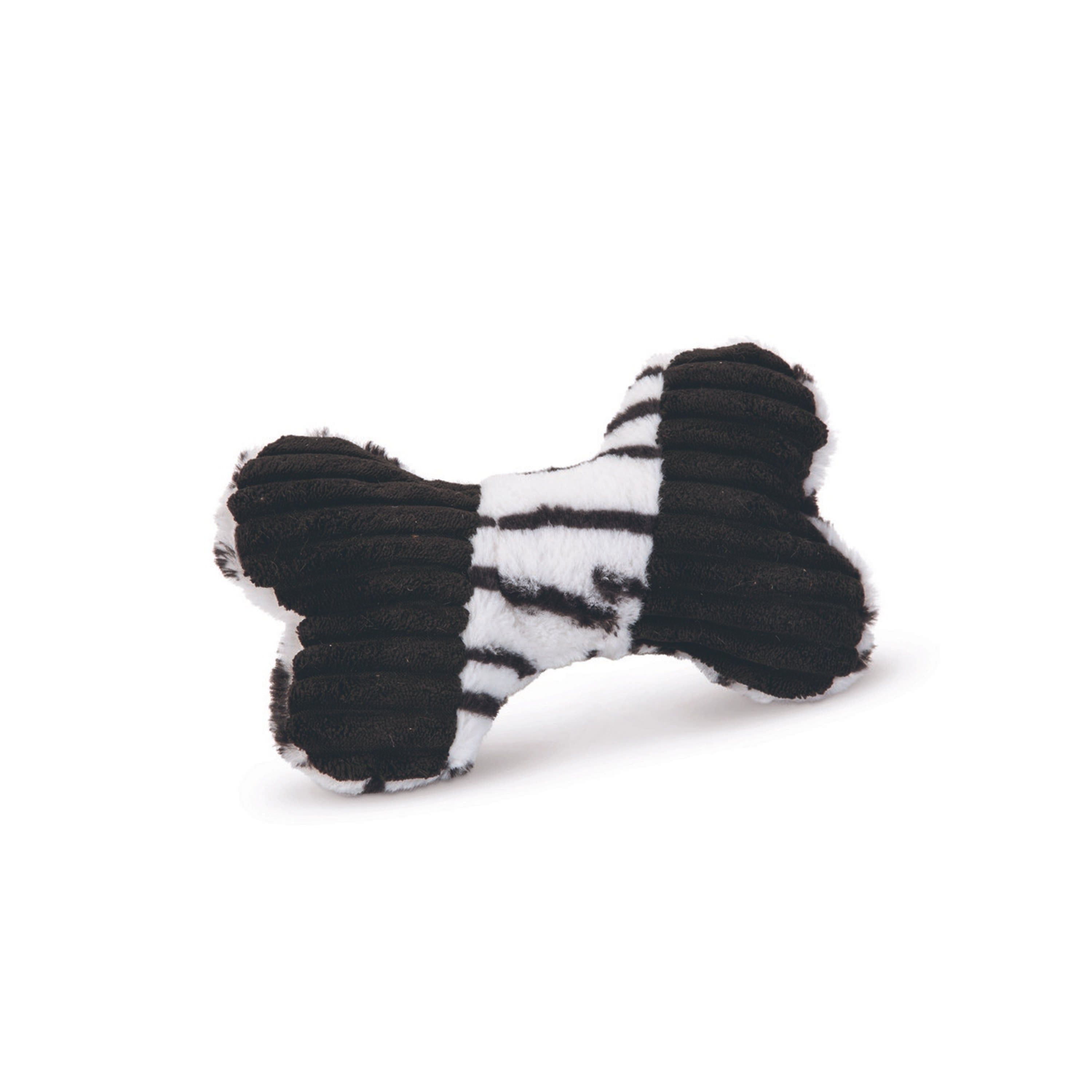 Beeztees Bone Myca Pluche Black/White