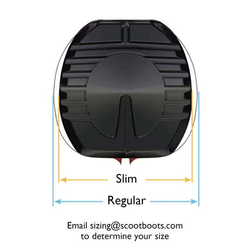 Scoot Boot Horse Shoe Slim Single Black