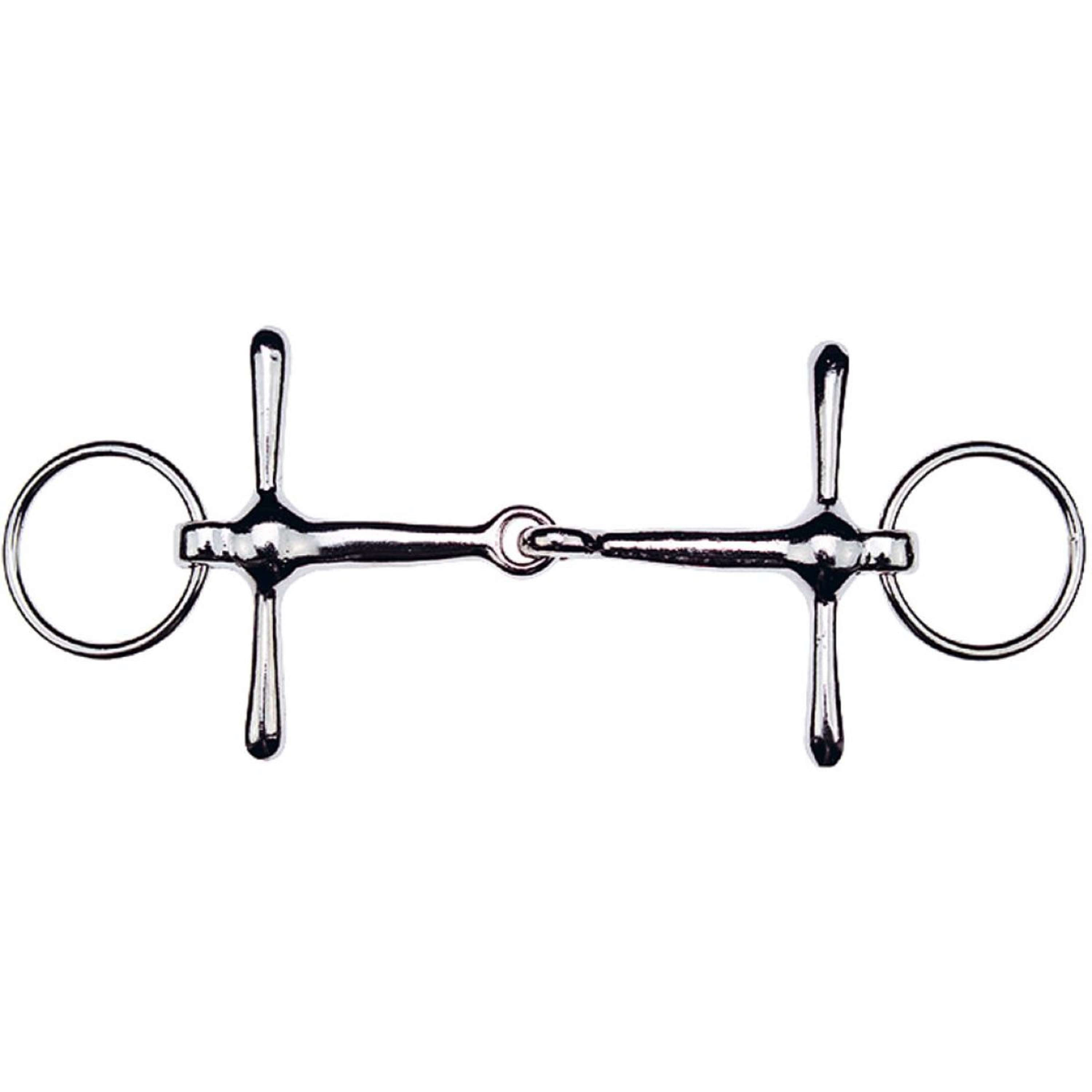 Educative Snaffle Nickel Plated Steel Solid 14mm