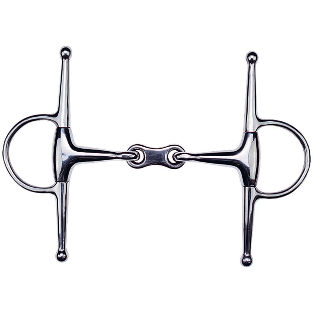 Feeling Full Cheek Snaffle Bristol Stainless Steel Solid 14mm