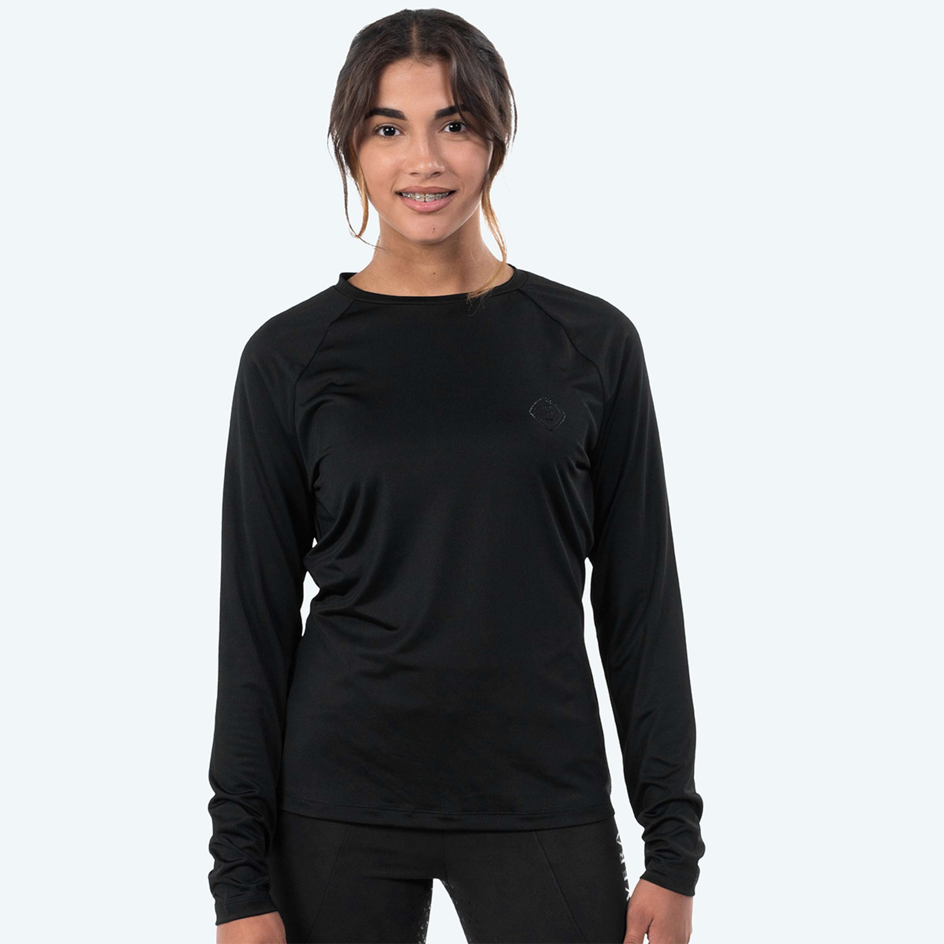 Elvera Equestrian Performance Shirt EELunara Black