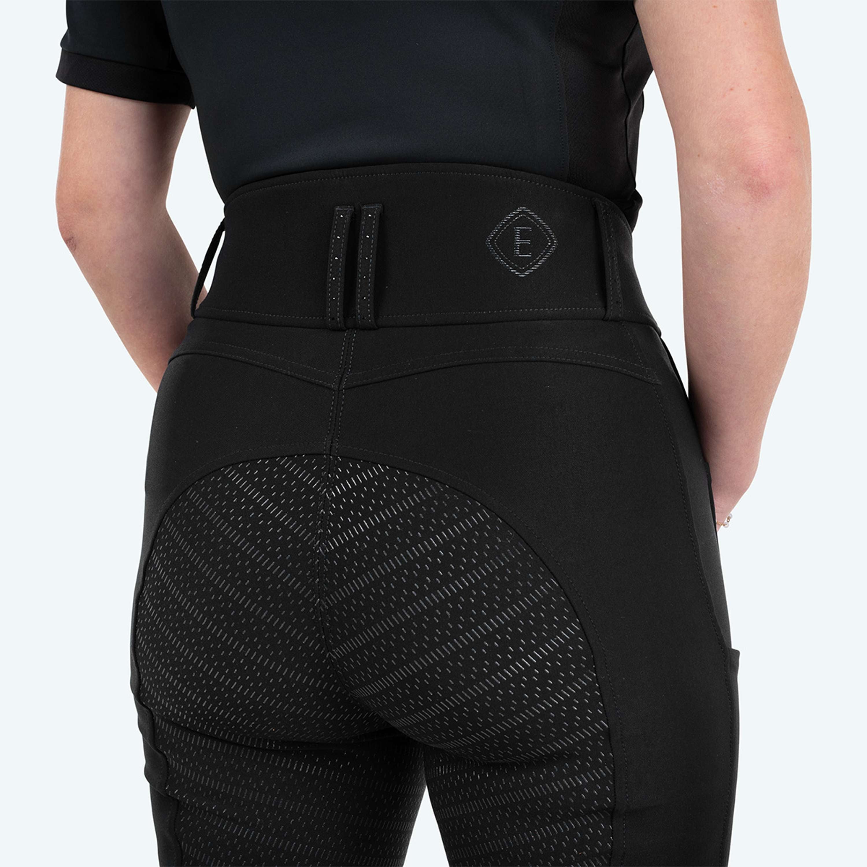 Elvera Equestrian Breeches Performance Bling Black