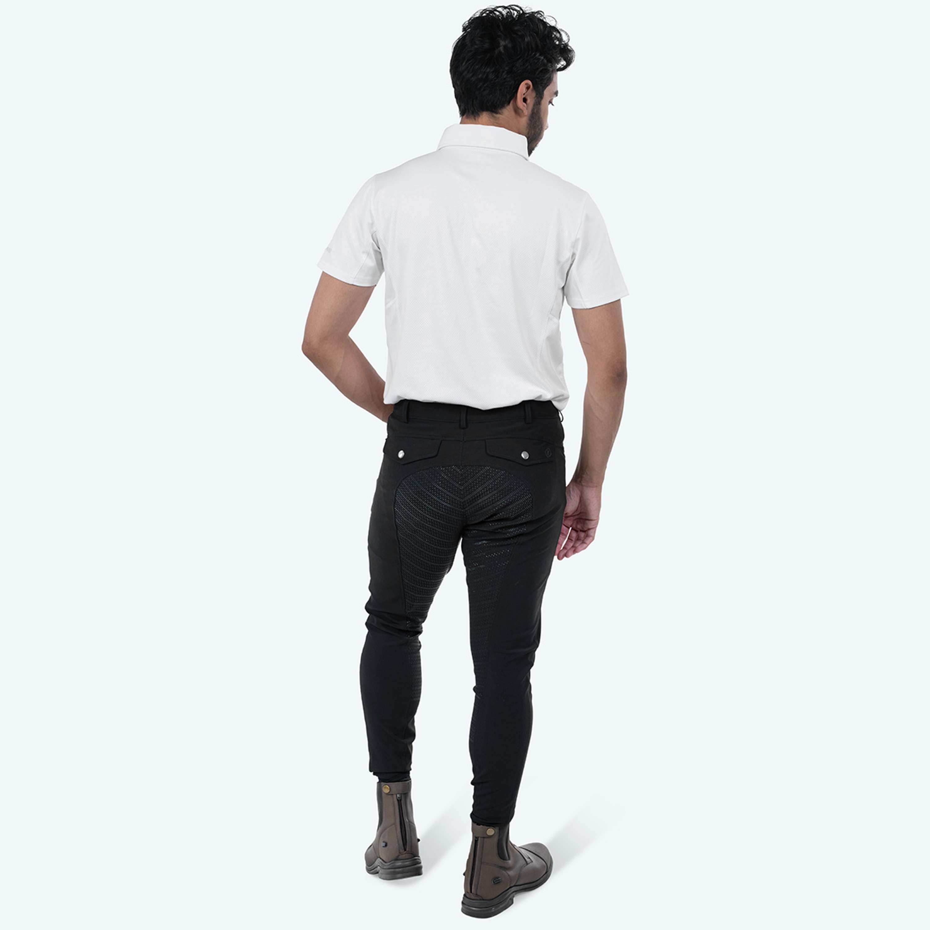 Elvera Equestrian Breeches Dual Core Pro Men Black