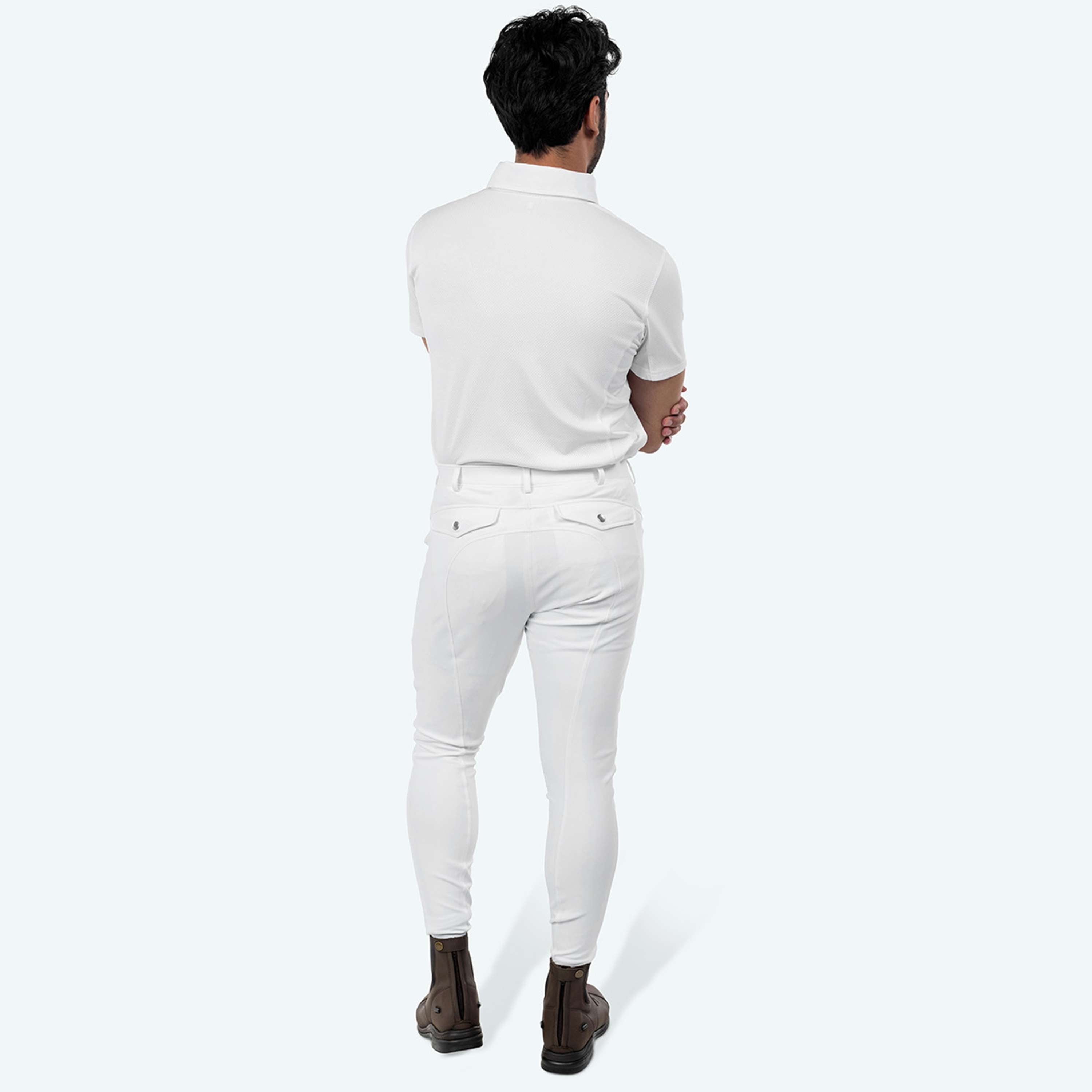 Elvera Equestrian Breeches Sensitive Pro Half Seat Men White