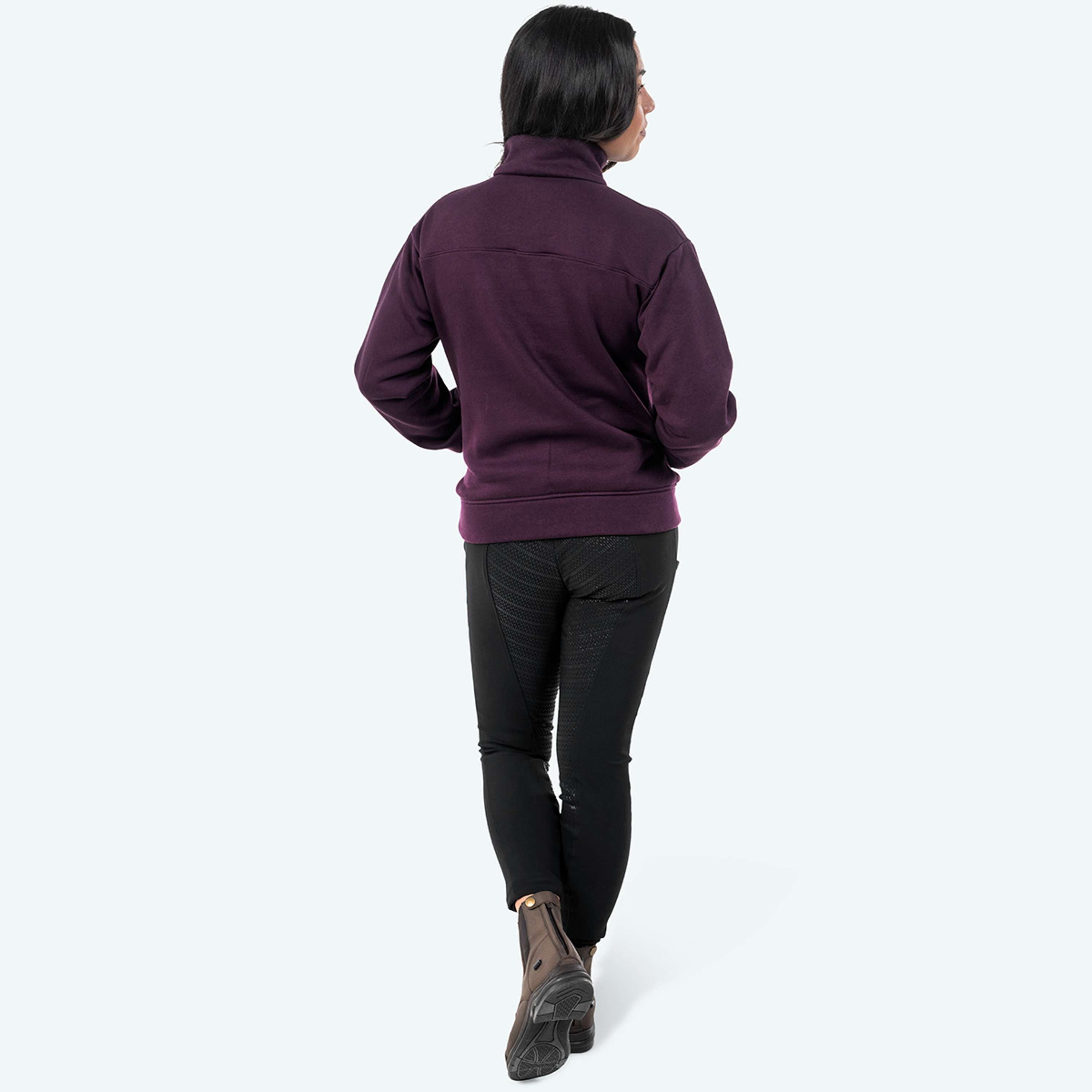 Elvera Equestrian Sweater EEHazardstory Plum