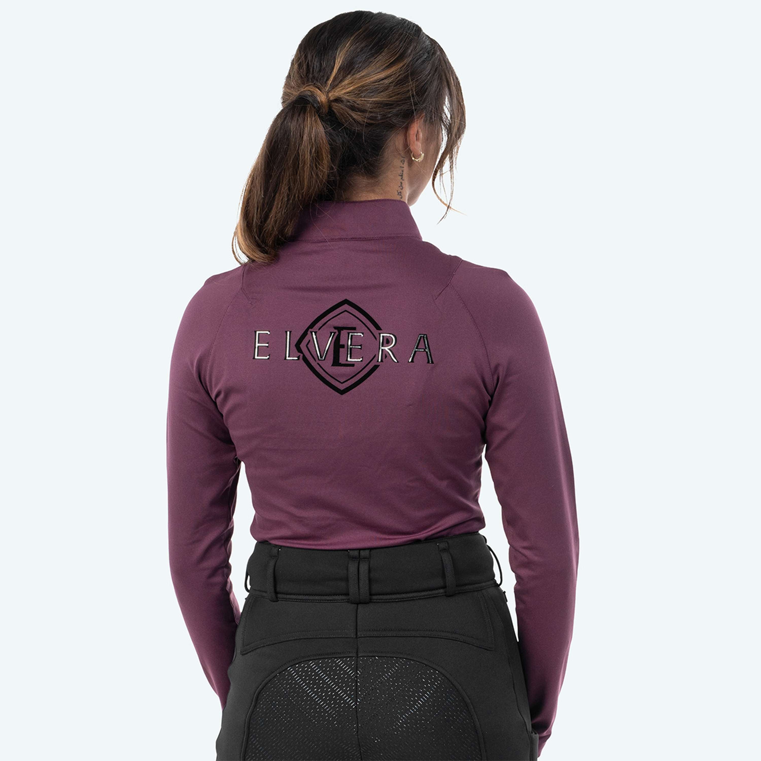 Elvera Equestrian Training shirt EEChanel Eggplant