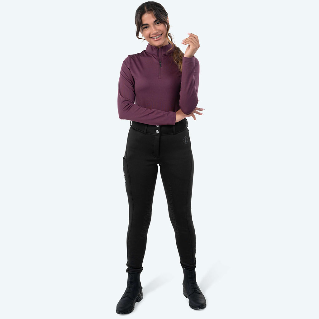 Elvera Equestrian Training shirt EEChanel Eggplant