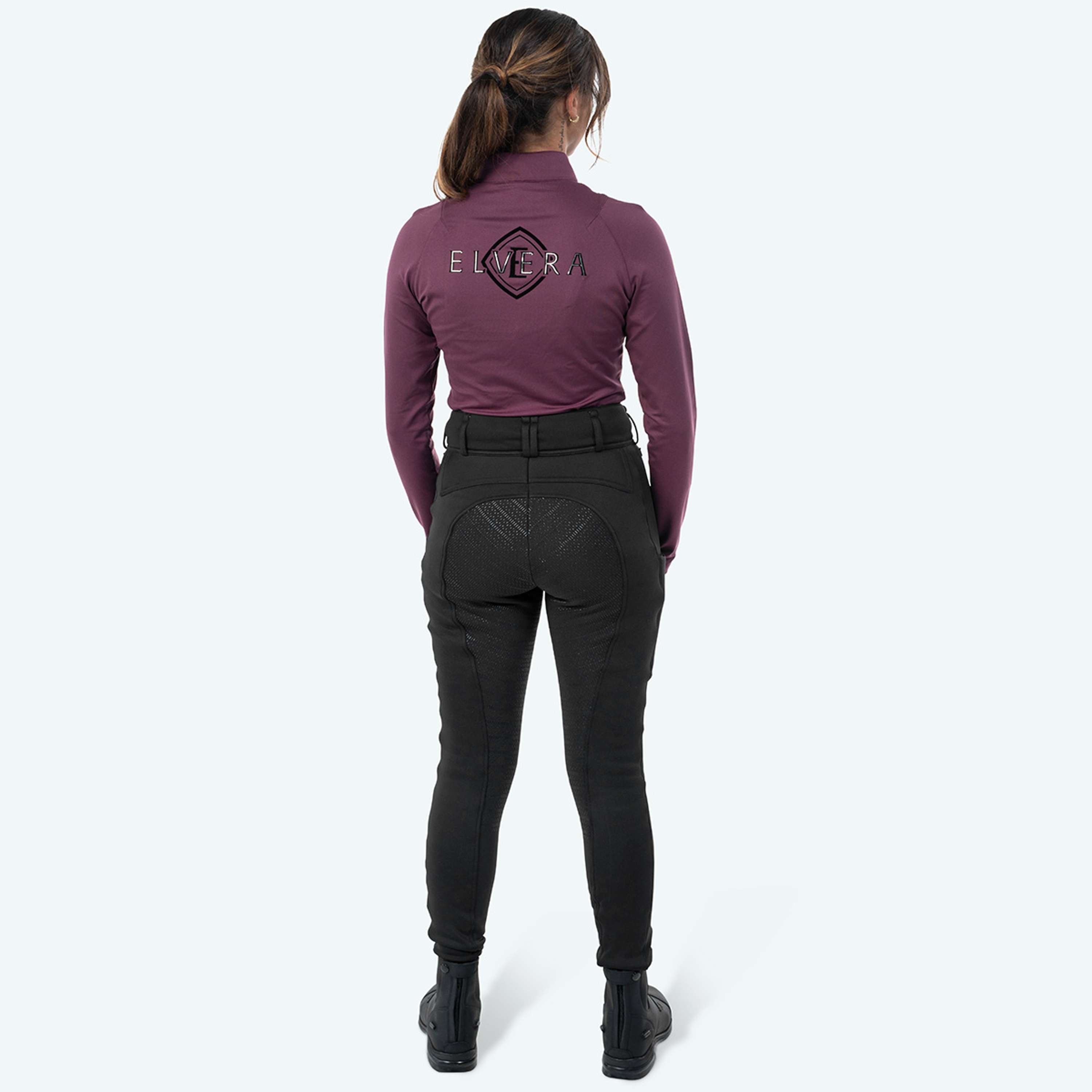 Elvera Equestrian Training shirt EEChanel Eggplant