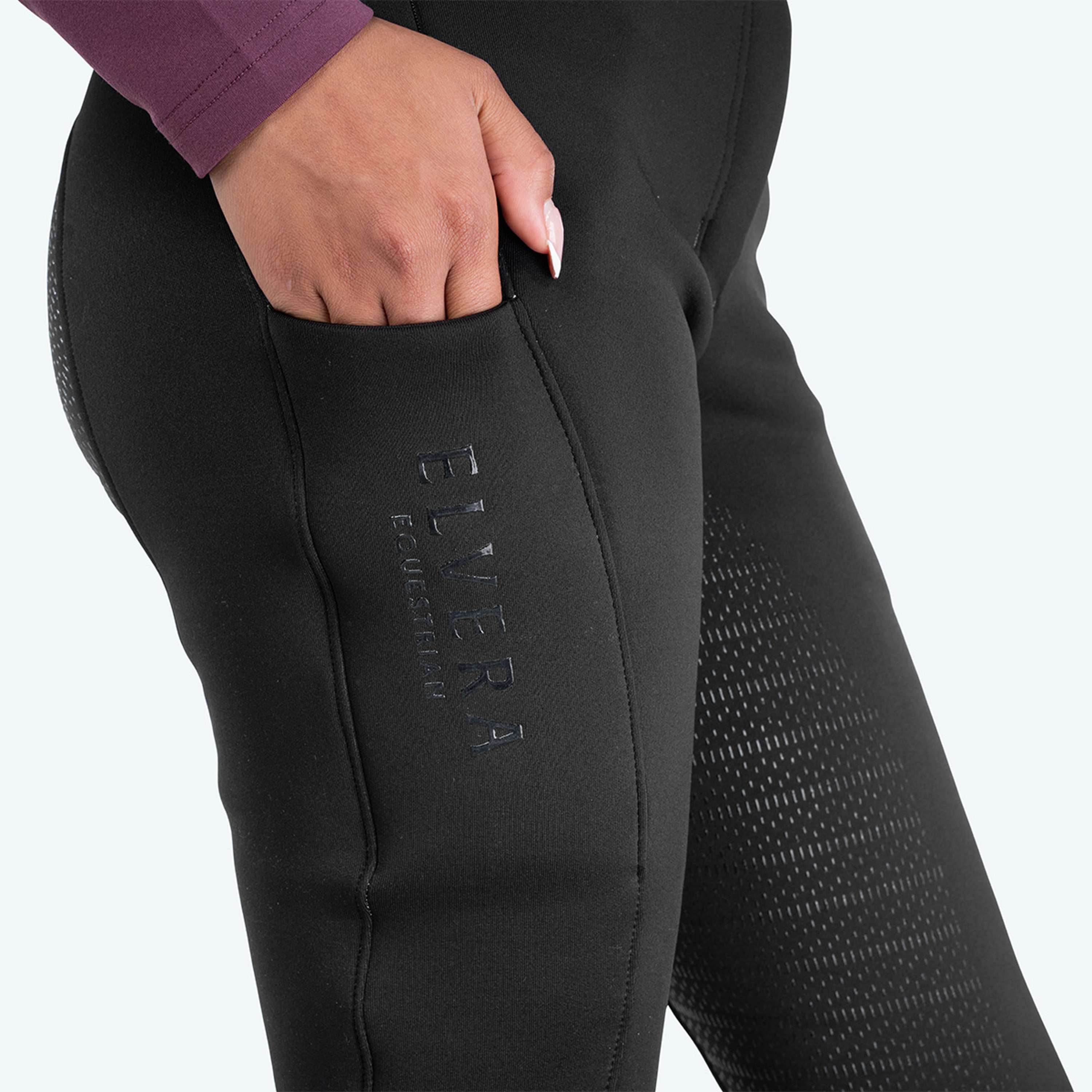 Elvera Equestrian Breeches Teddy Winter Pro Black