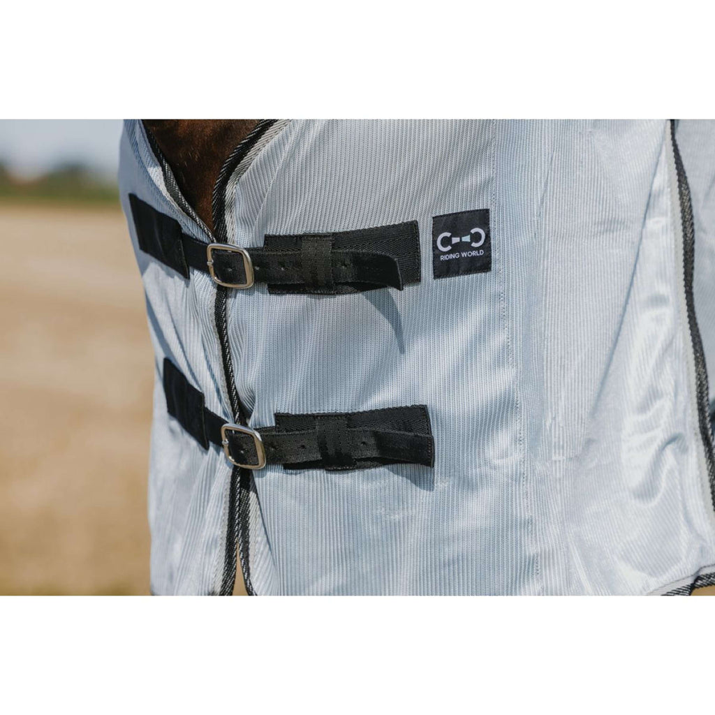 Riding World Fly Rug Belly Mesh Grey