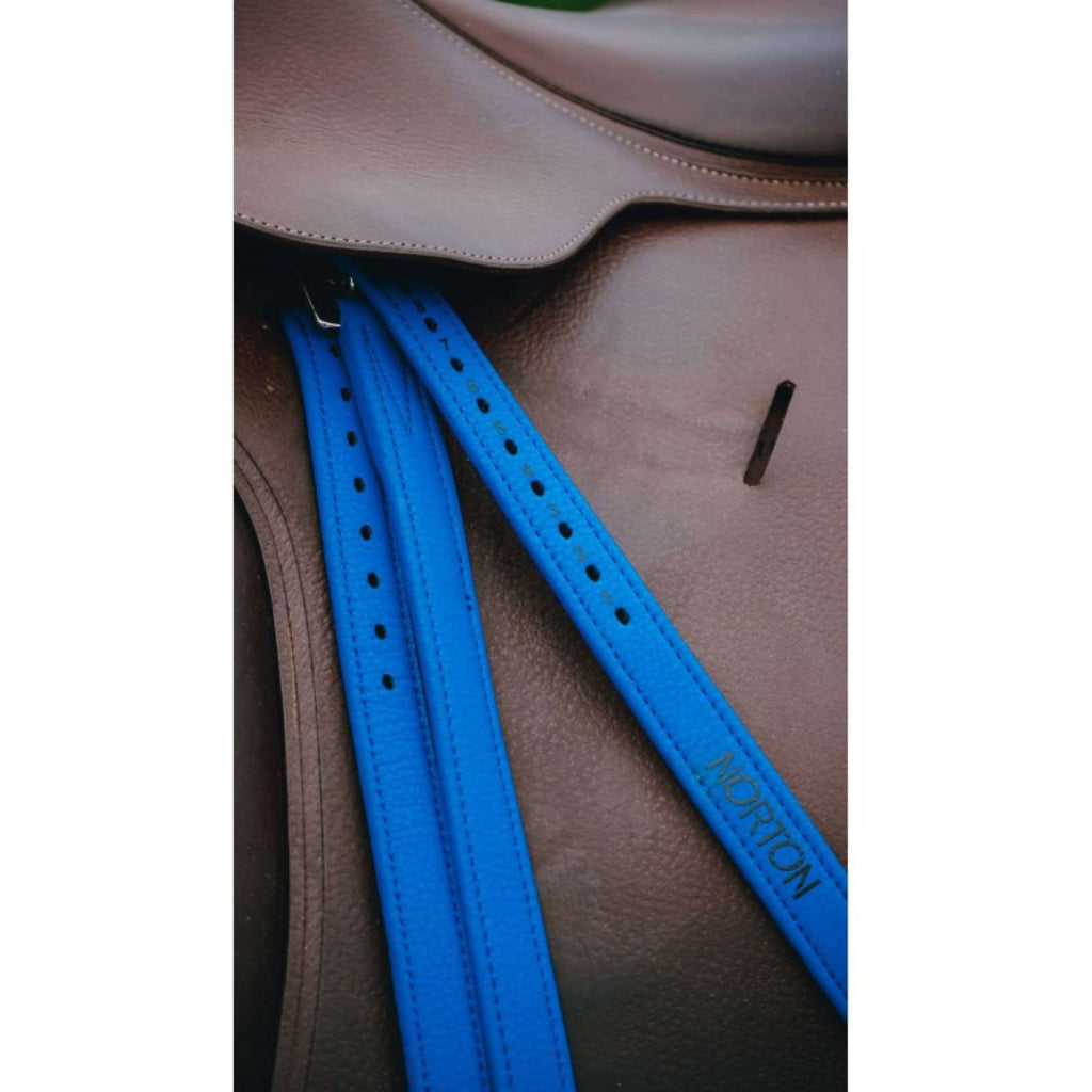 Norton Stirrup Straps Royal Blue