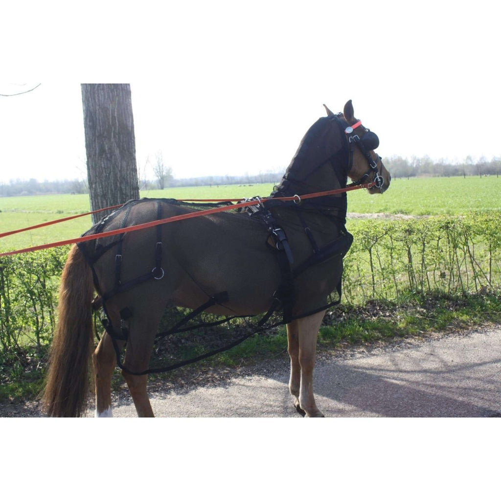 HB Driving Fly Rug with a Hood Black