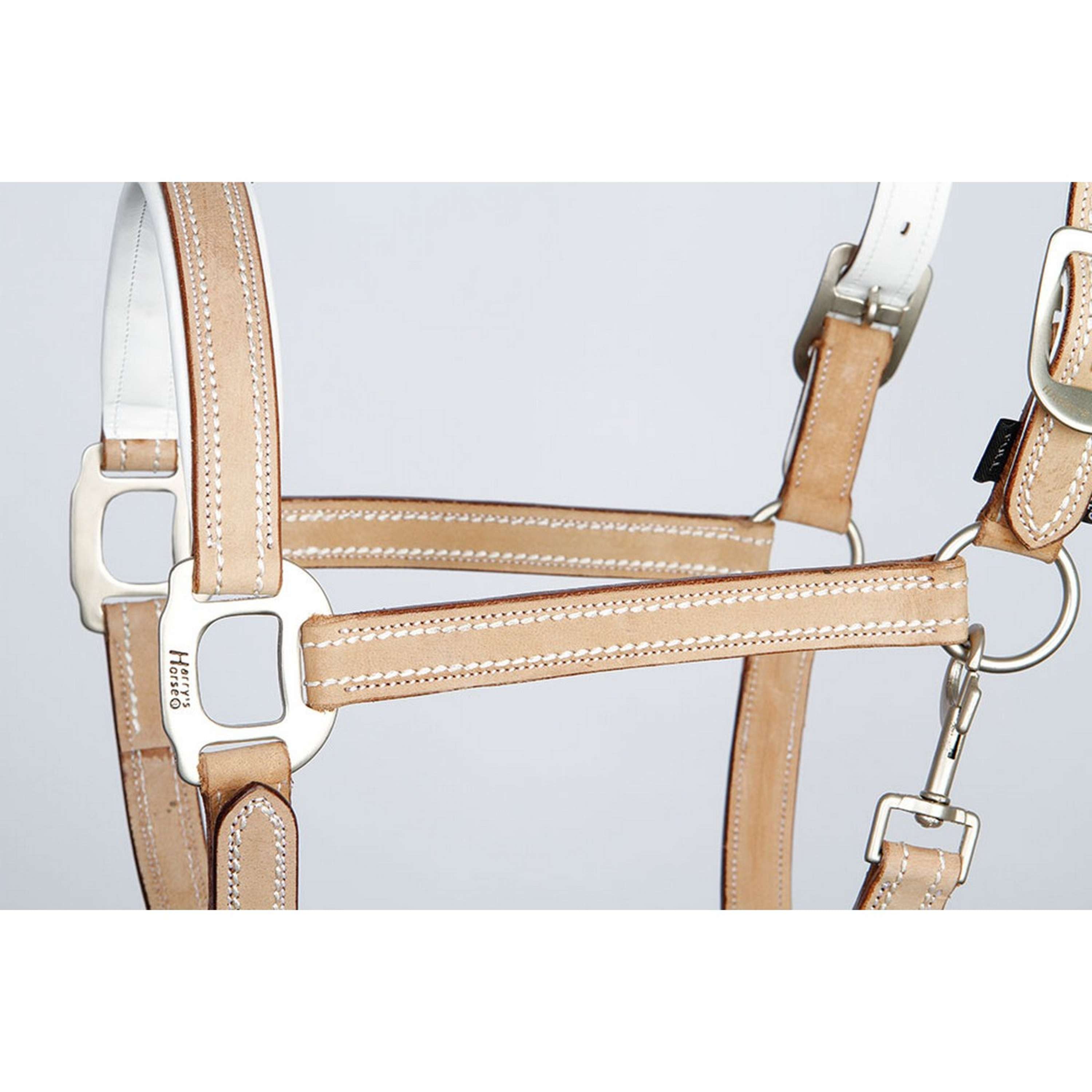 Harry's Horse Halter Cremello Leather Beige