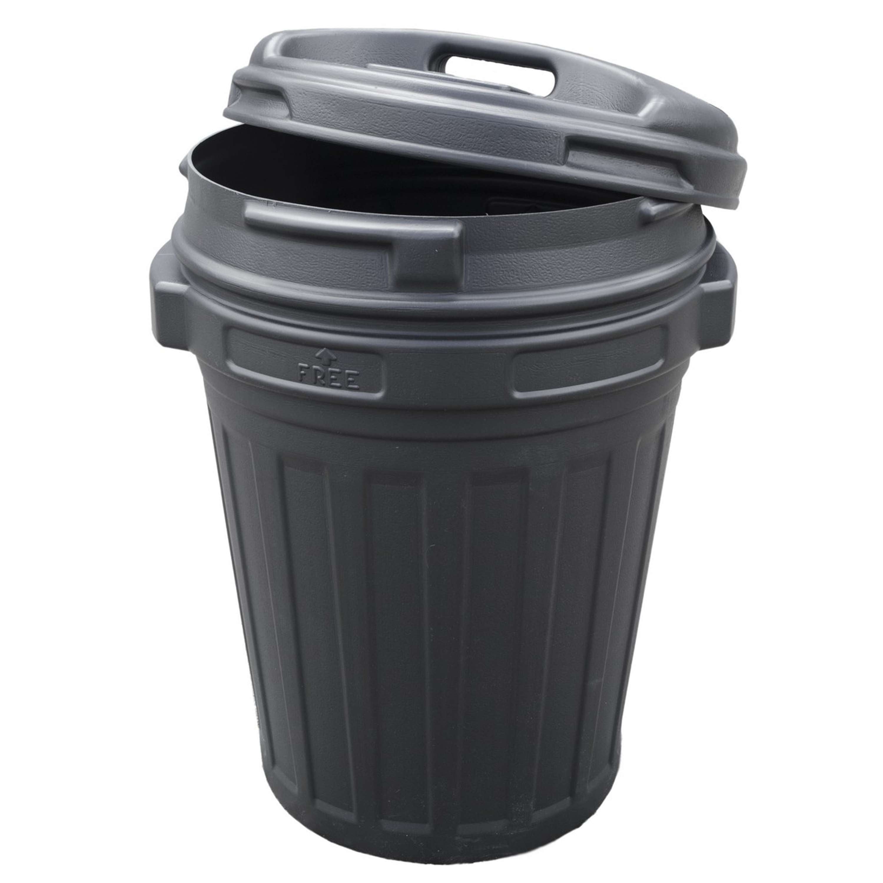Feed Bucket with Twist Lock 70L Black