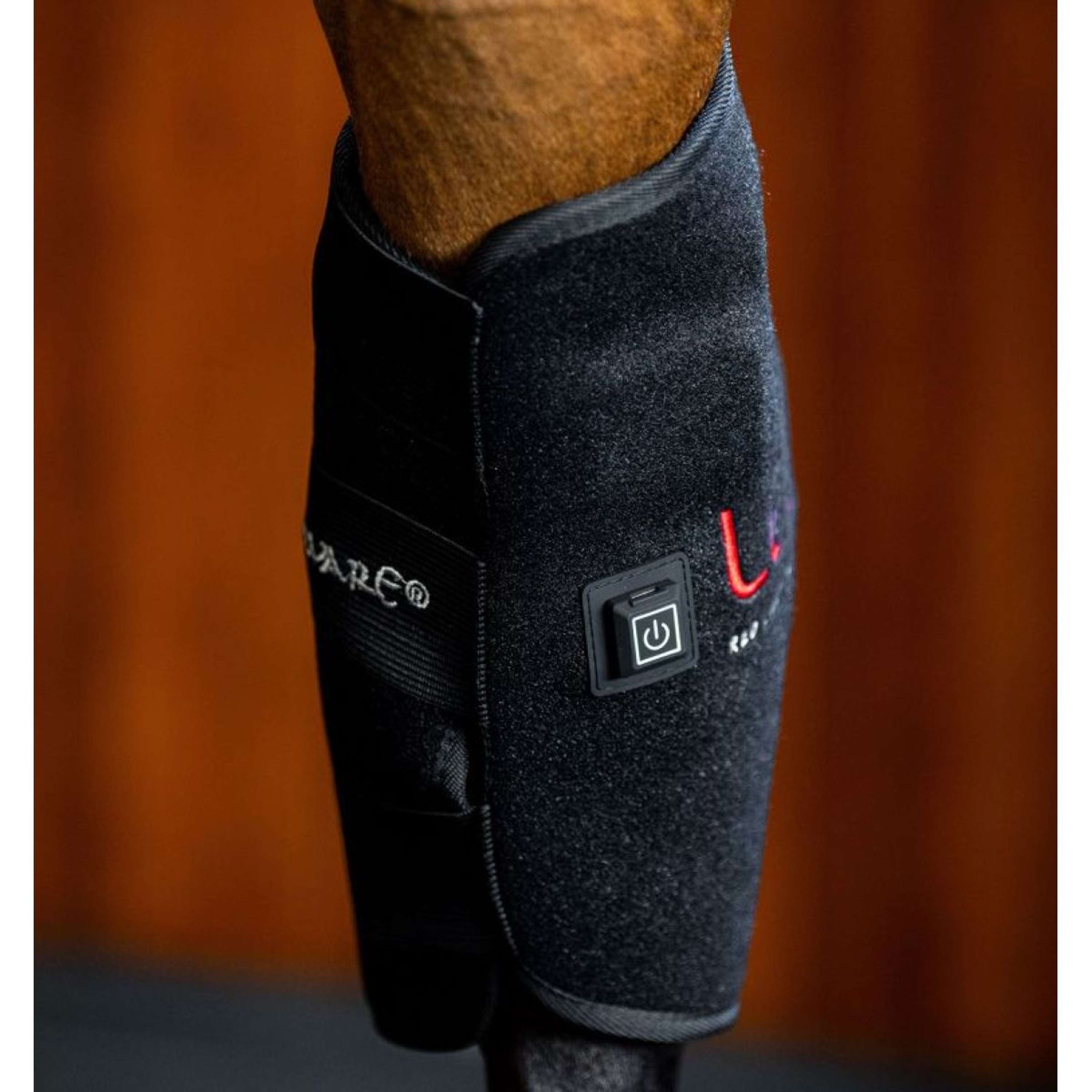 Horseware LED Red Light Therapy Left Hock Boot Black