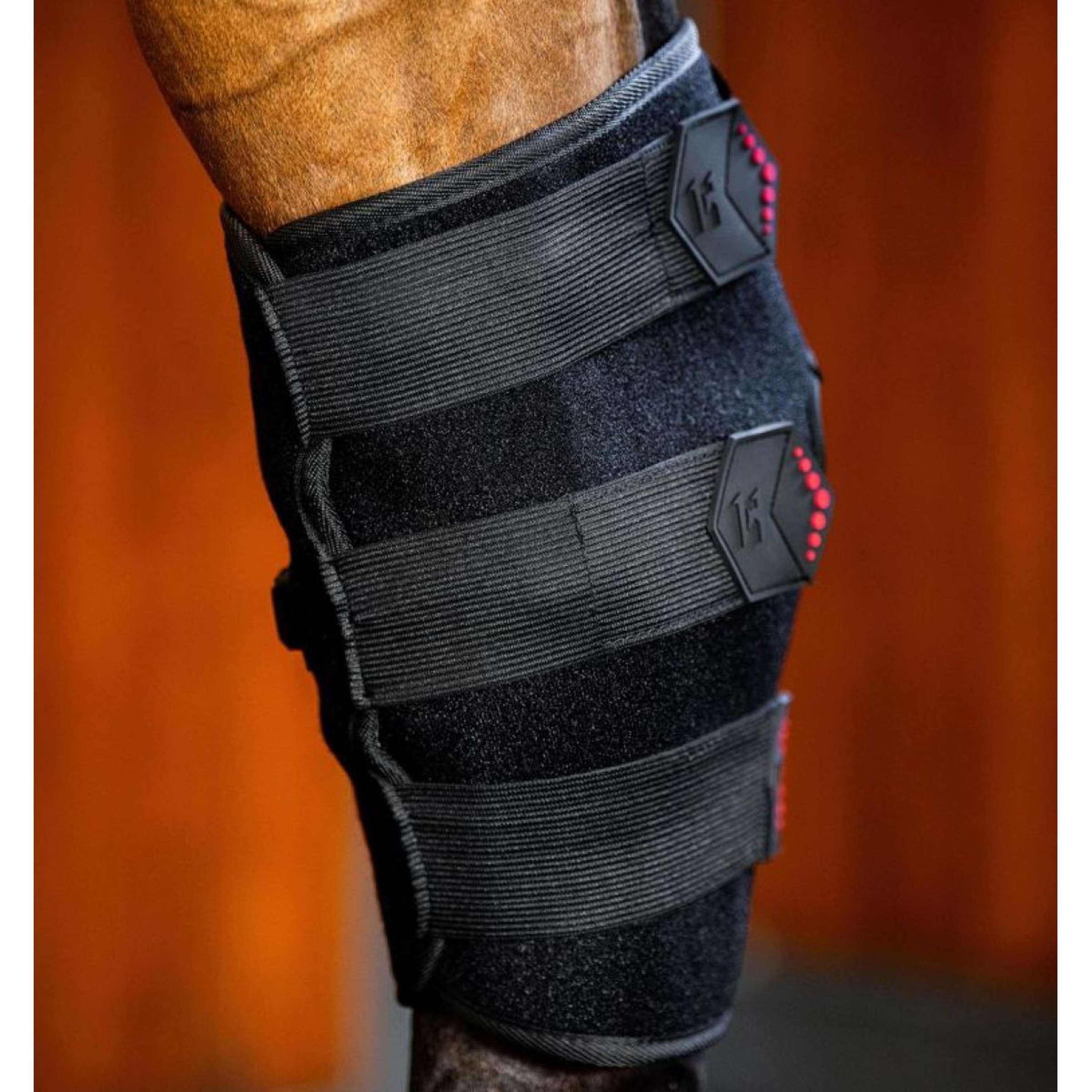 Horseware LED Red Light Therapy Left Hock Boot Black