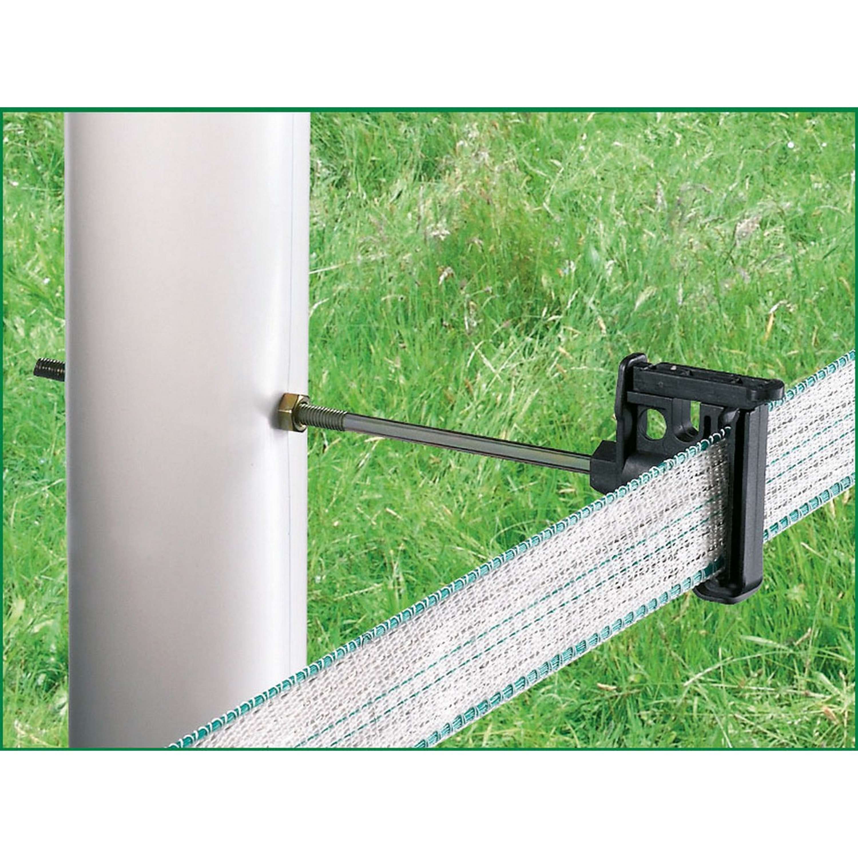 Ako Offset Tape Insulator with Metric Thread 10 Pieces